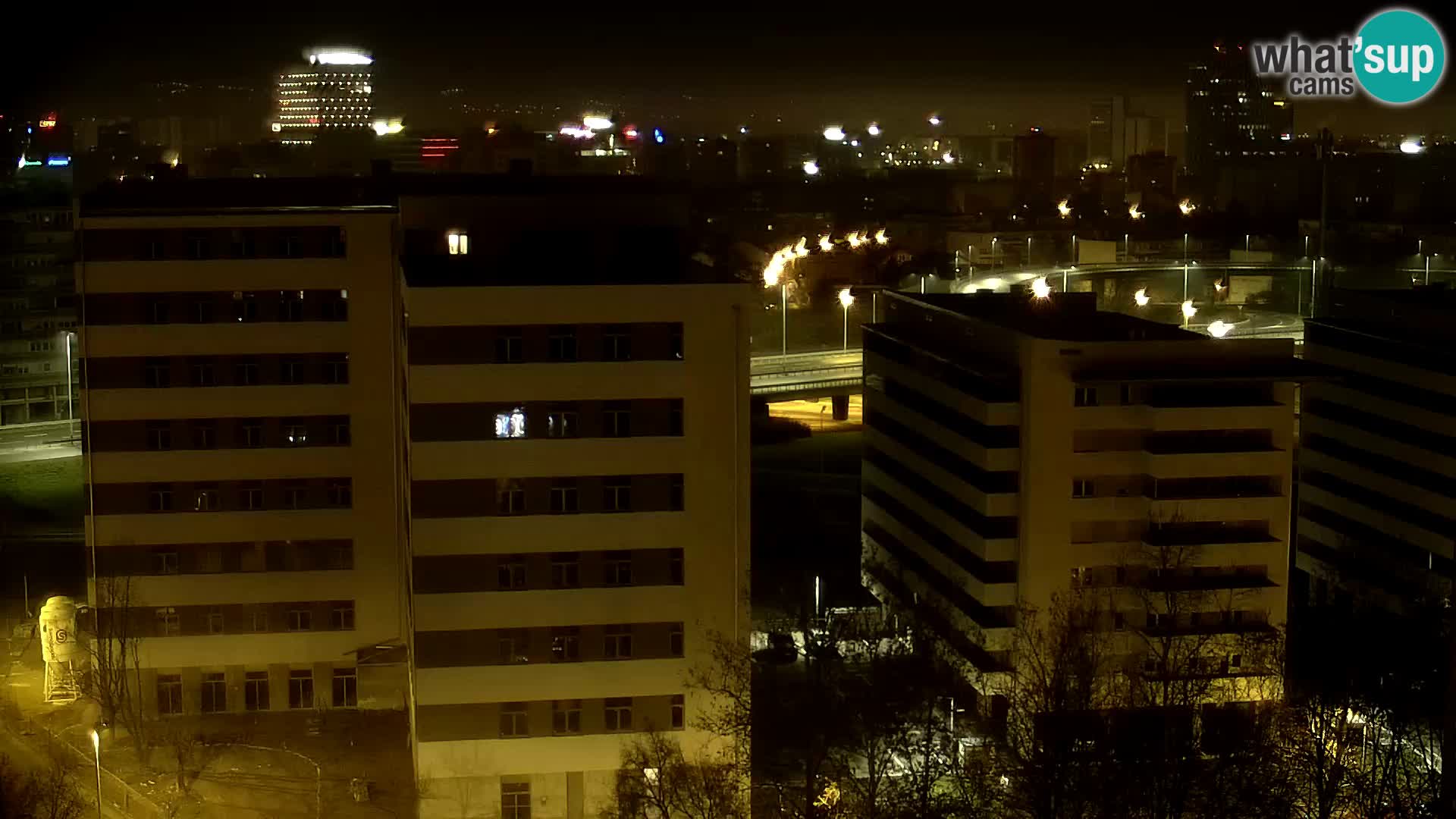 Live Interchange of Slavonska Avenue and Marin Držić Avenue in Zagreb webcam