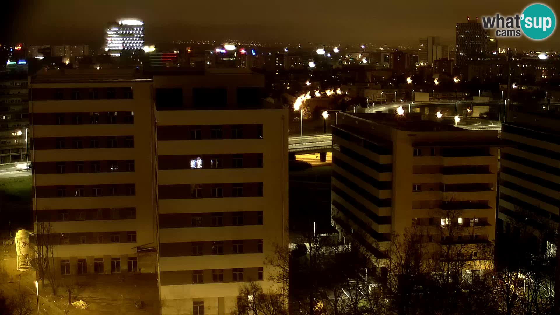 Rotatoria e incrocio viale Slavonska e Marin Držić  – webcam di Zagabria