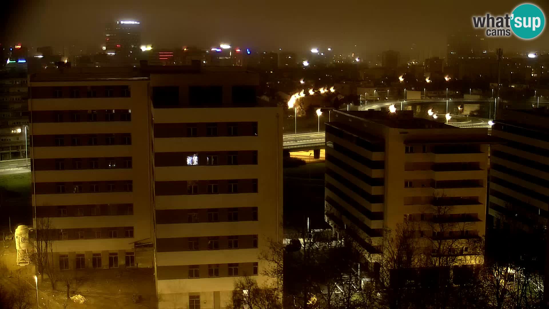 Live Interchange of Slavonska Avenue and Marin Držić Avenue in Zagreb webcam