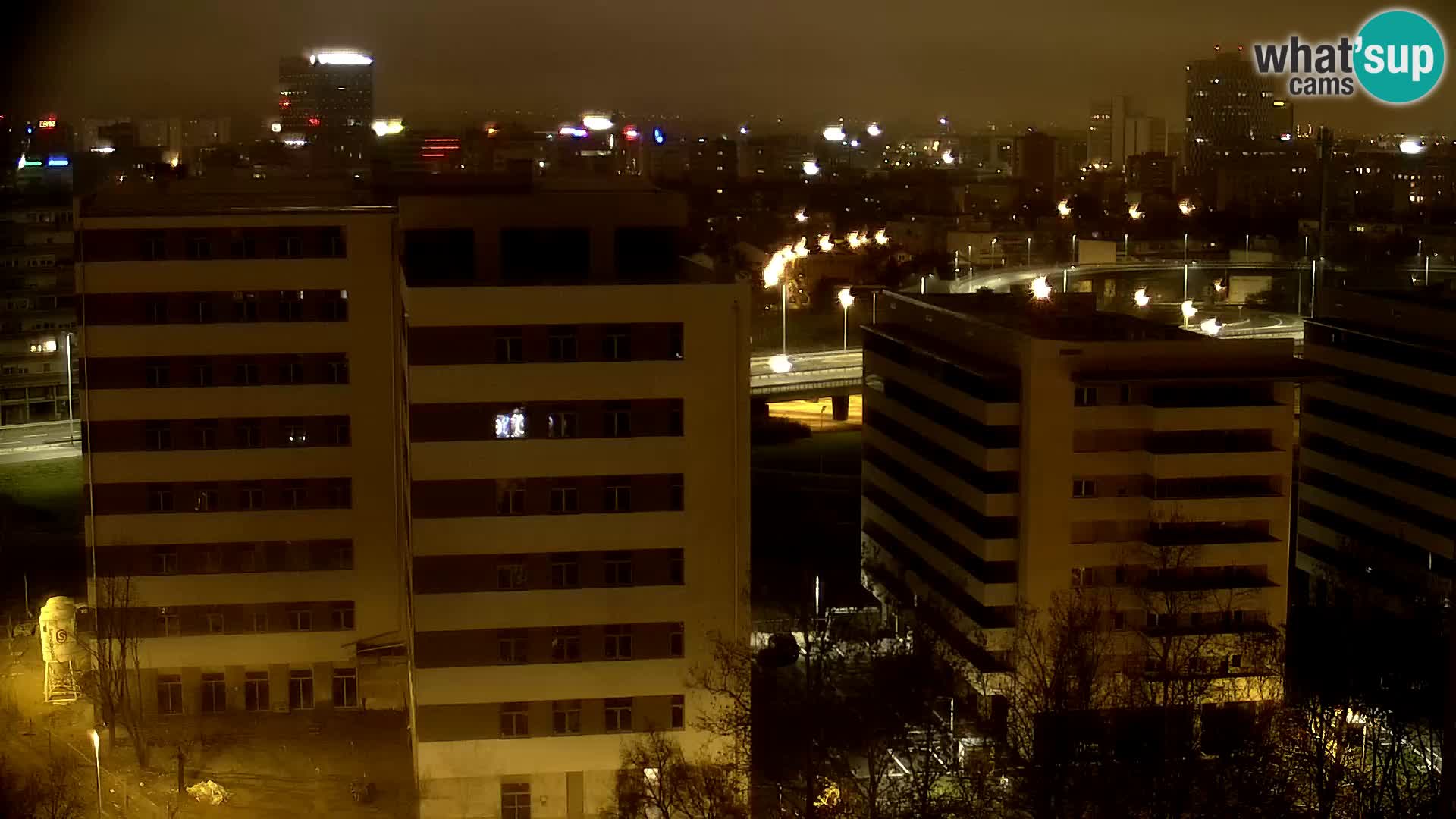 Live Interchange of Slavonska Avenue and Marin Držić Avenue in Zagreb webcam