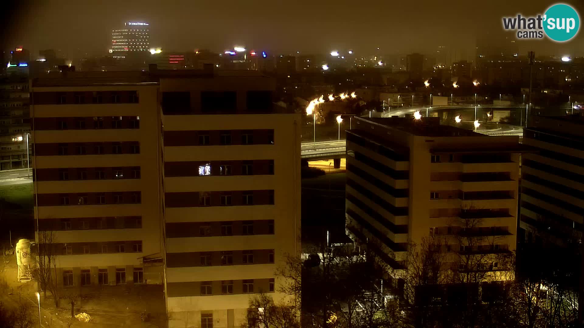 Live Interchange of Slavonska Avenue and Marin Držić Avenue in Zagreb webcam