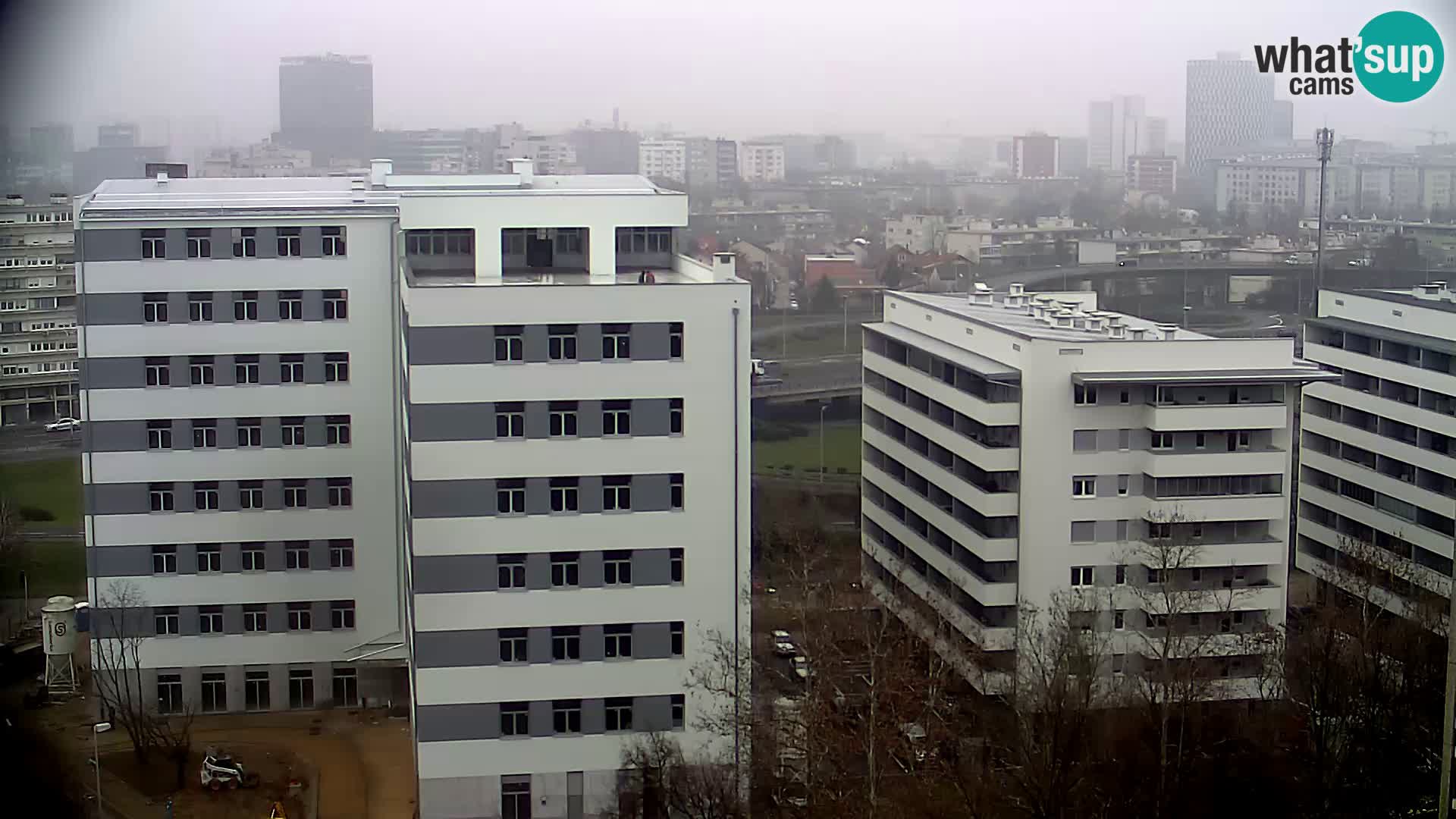 Live Interchange of Slavonska Avenue and Marin Držić Avenue in Zagreb webcam