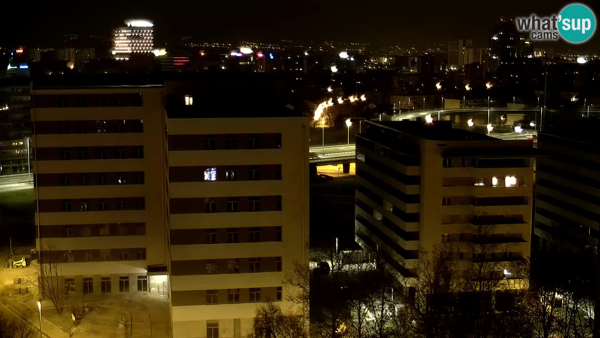 Rotatoria e incrocio viale Slavonska e Marin Držić  – webcam di Zagabria