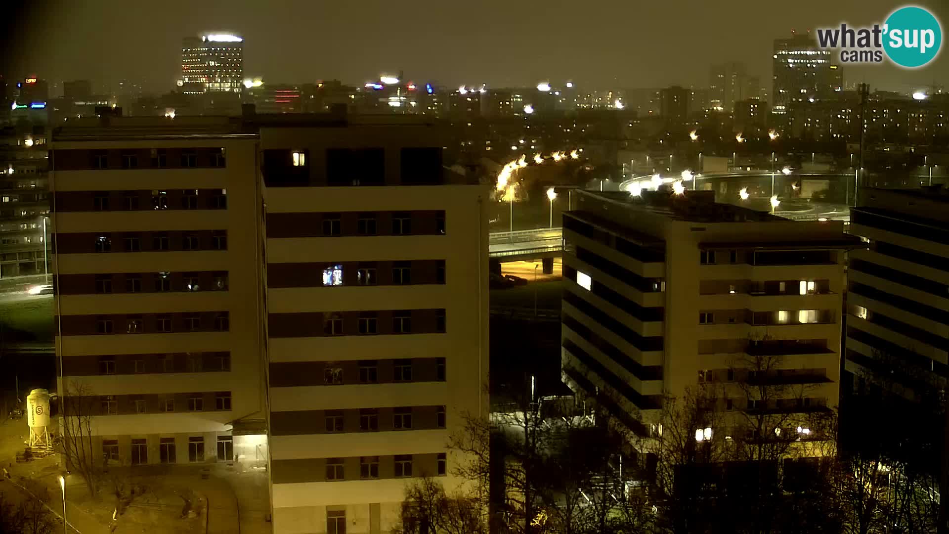 Live Interchange of Slavonska Avenue and Marin Držić Avenue in Zagreb webcam