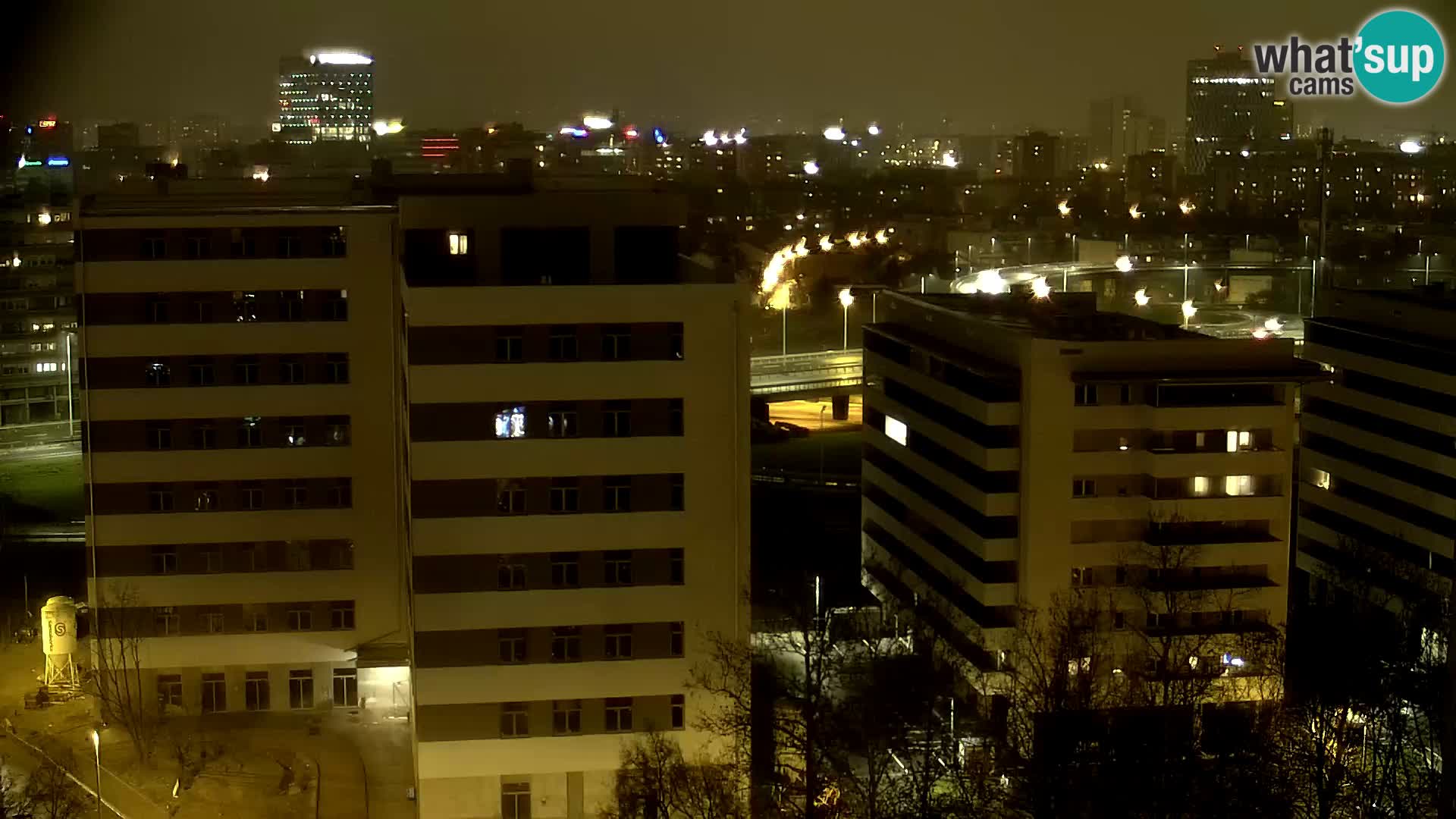 Live Interchange of Slavonska Avenue and Marin Držić Avenue in Zagreb webcam