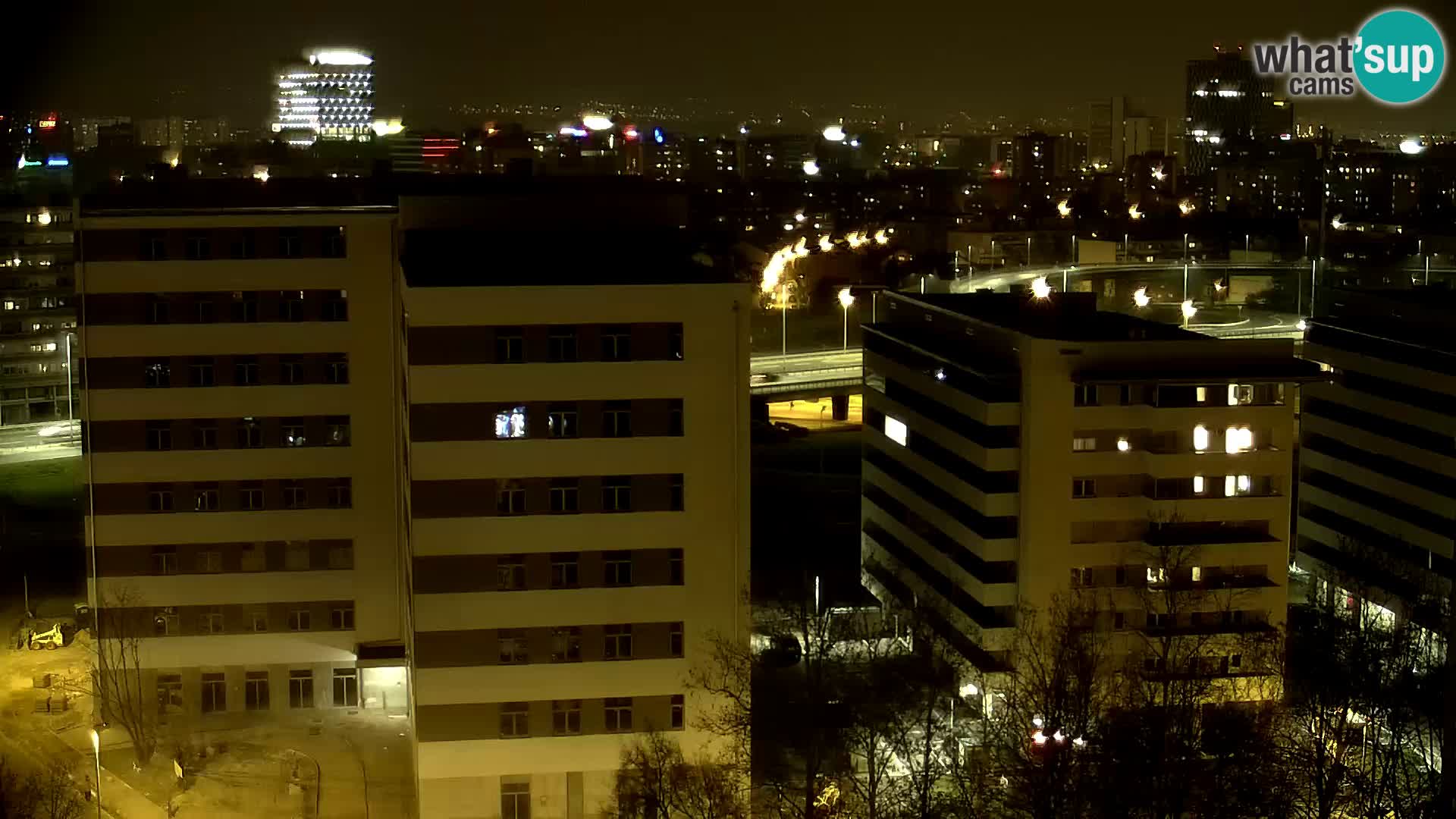 Live Interchange of Slavonska Avenue and Marin Držić Avenue in Zagreb webcam