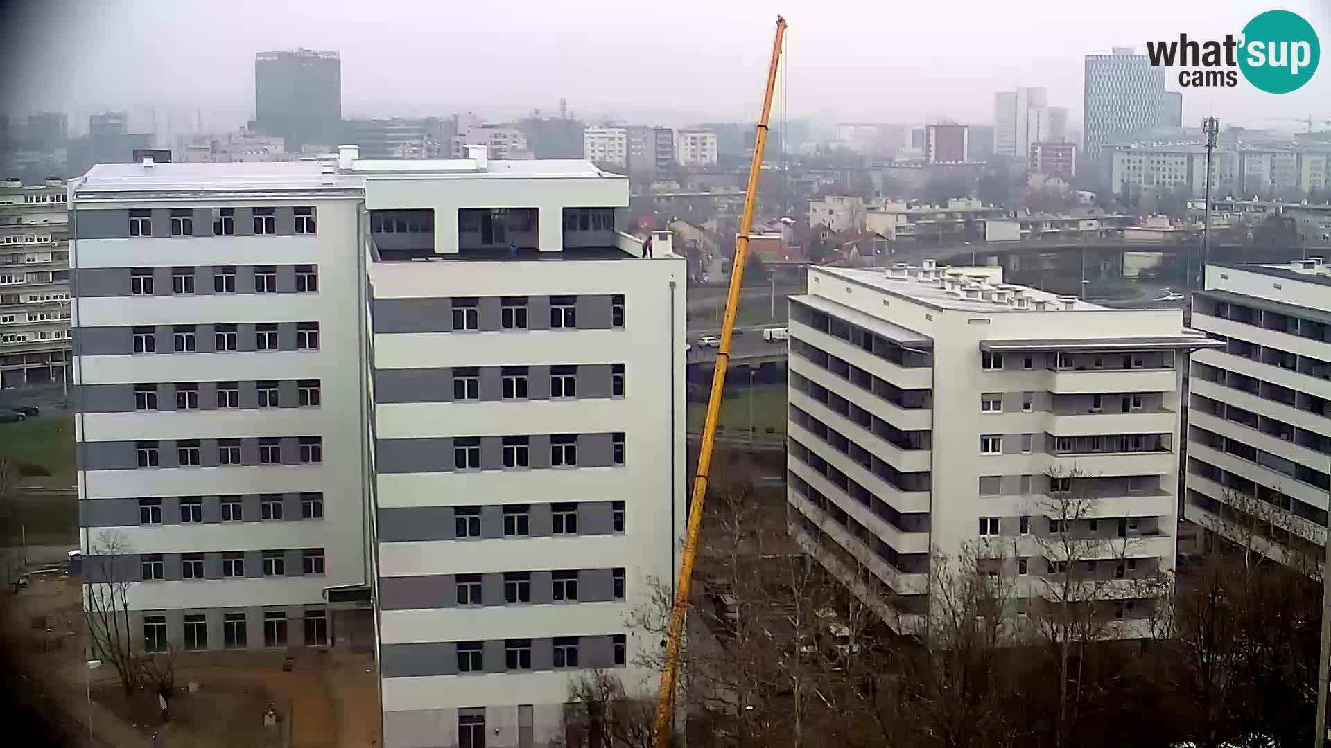 Live Interchange of Slavonska Avenue and Marin Držić Avenue in Zagreb webcam