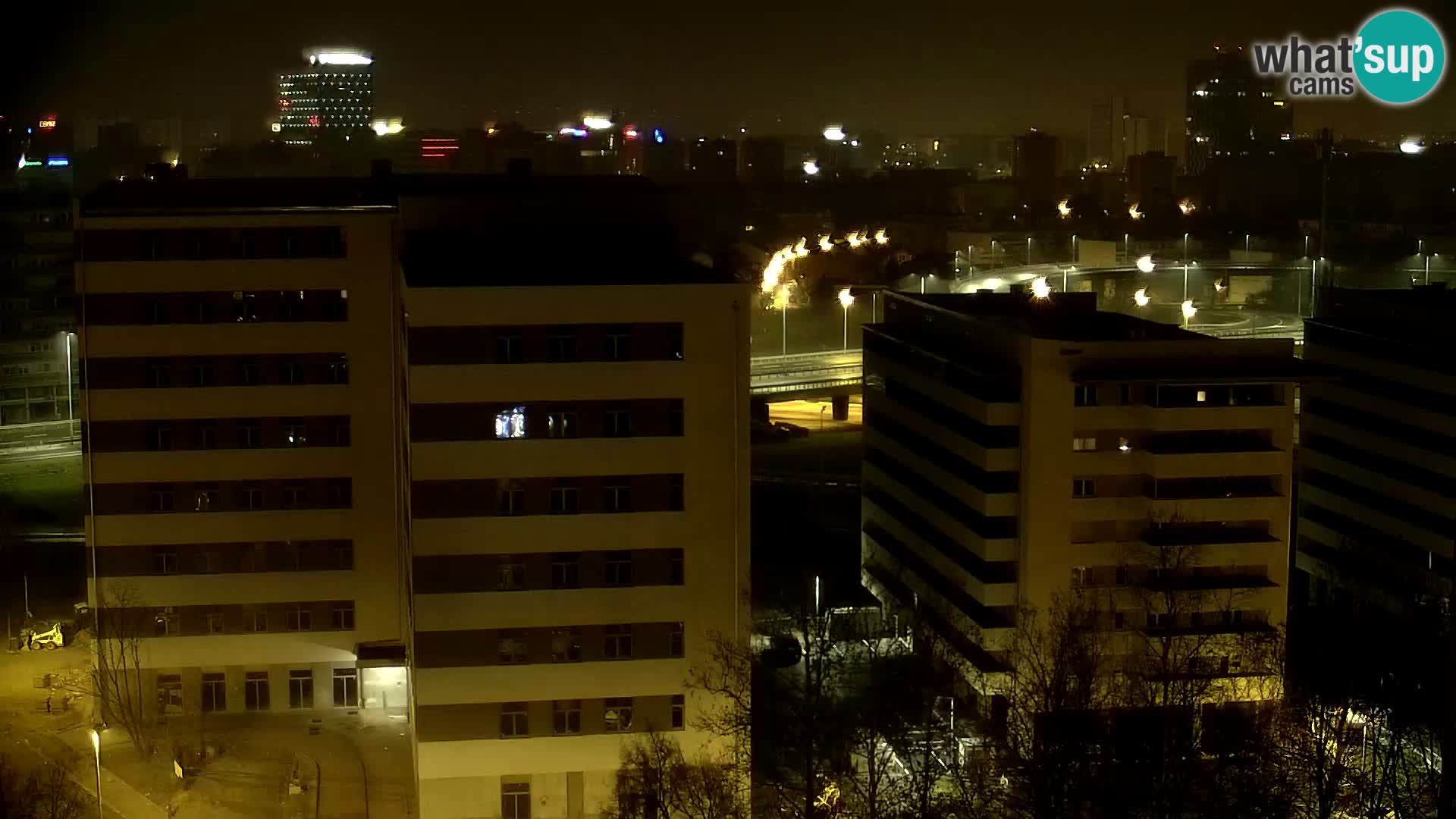 Live Interchange of Slavonska Avenue and Marin Držić Avenue in Zagreb webcam