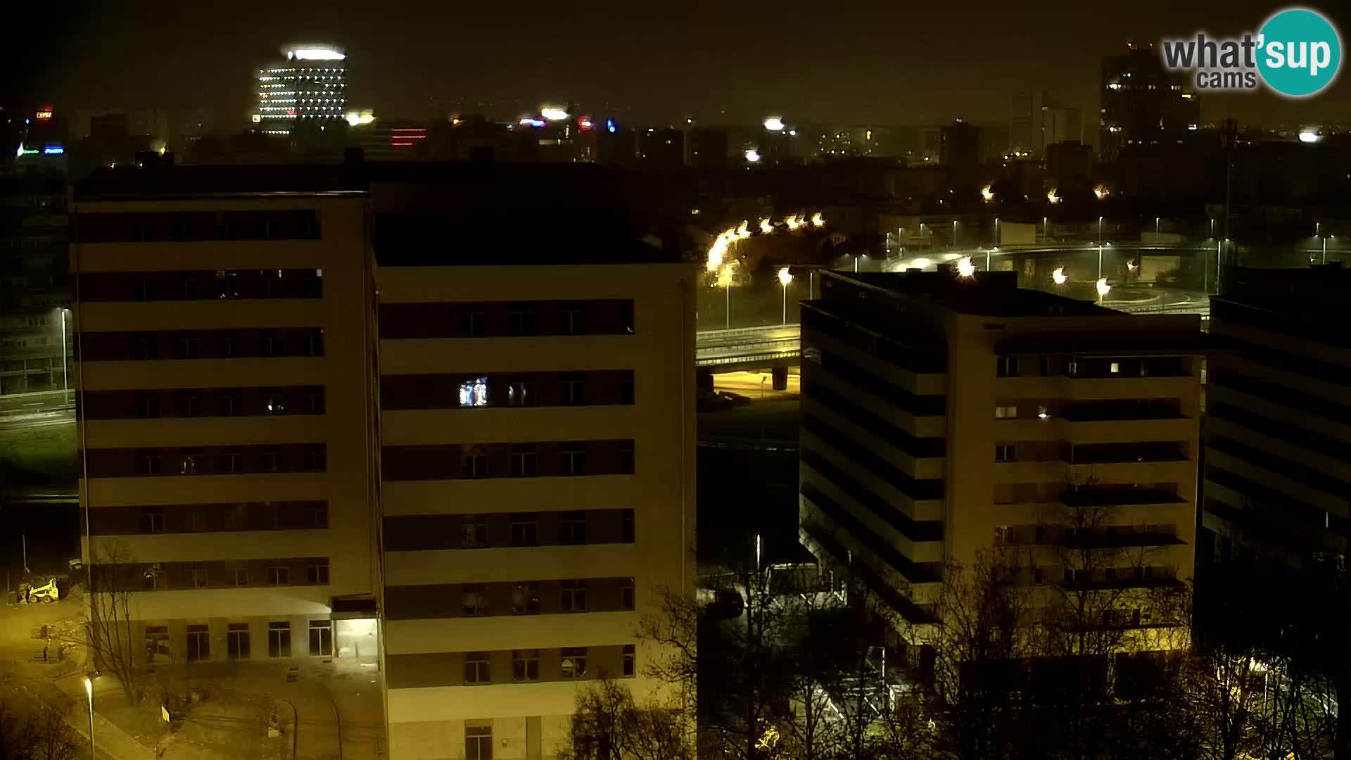 Live Interchange of Slavonska Avenue and Marin Držić Avenue in Zagreb webcam