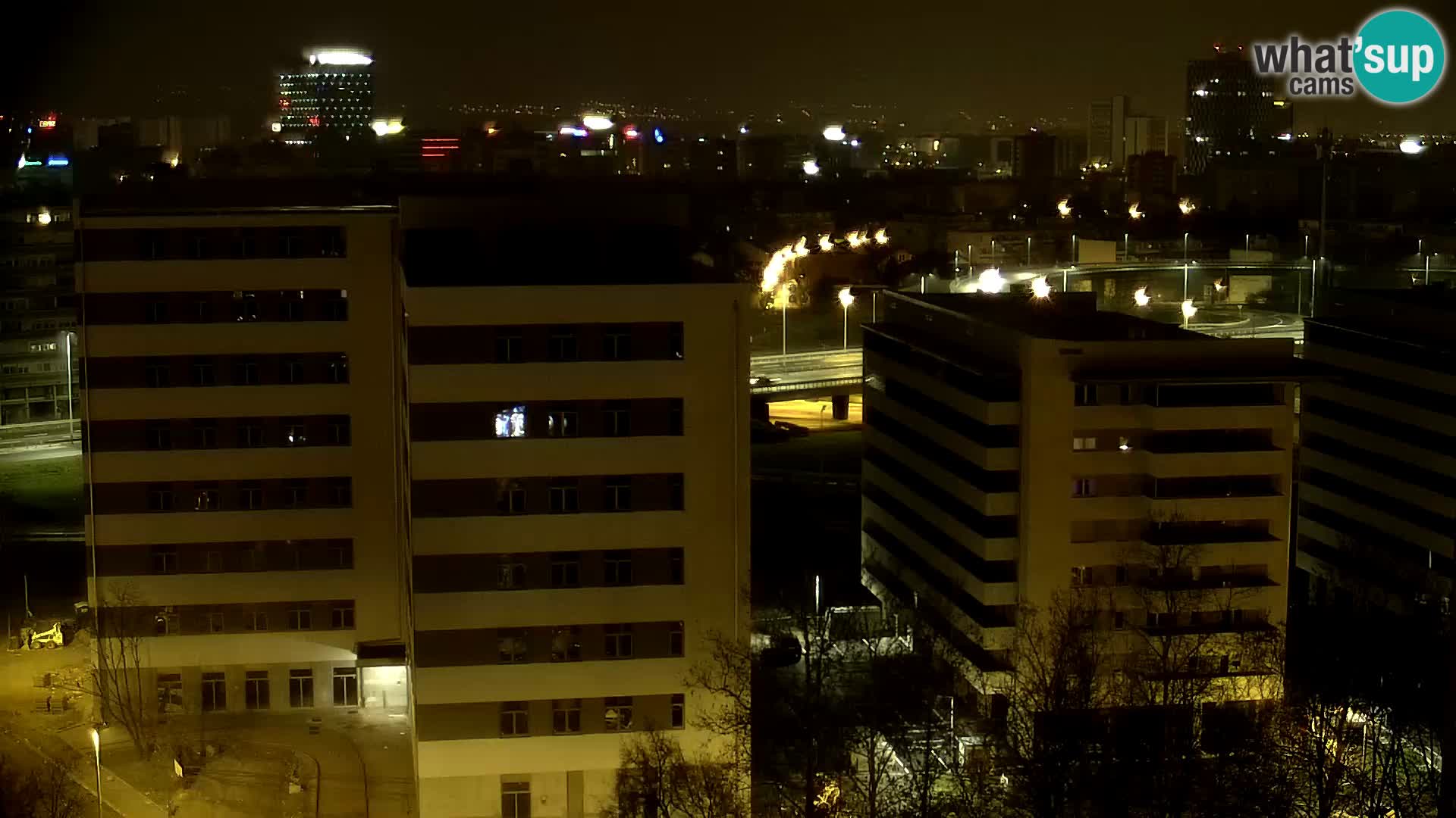 Rotatoria e incrocio viale Slavonska e Marin Držić  – webcam di Zagabria