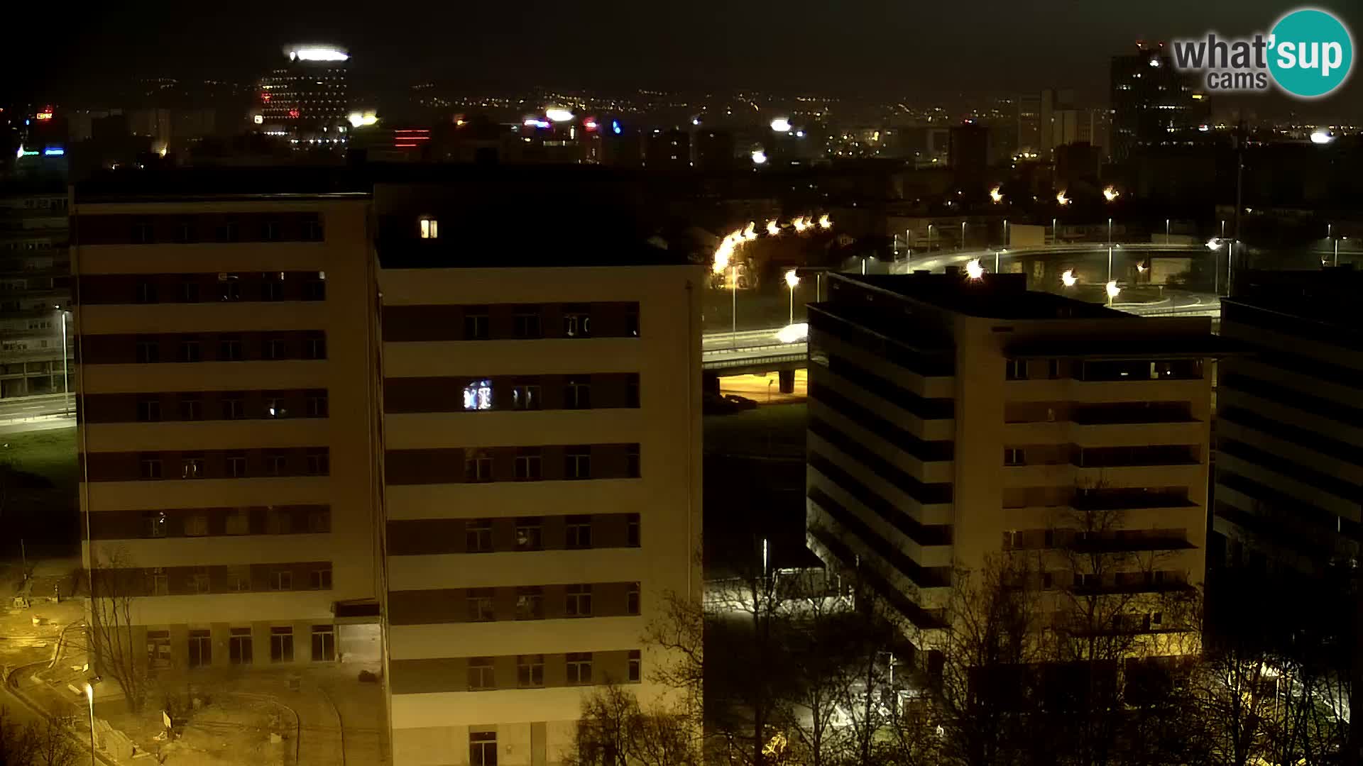 Rotatoria e incrocio viale Slavonska e Marin Držić  – webcam di Zagabria