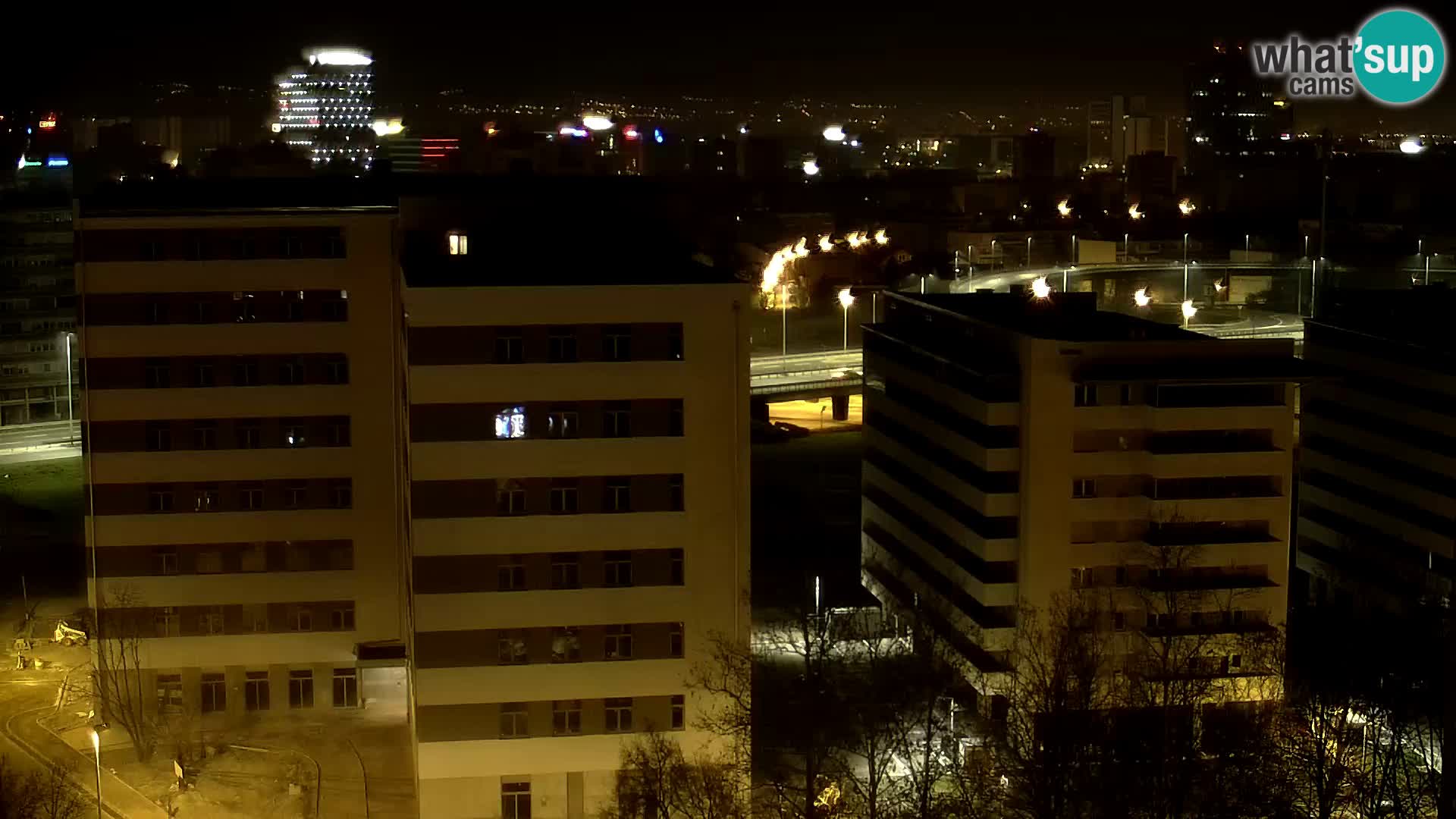 Live Interchange of Slavonska Avenue and Marin Držić Avenue in Zagreb webcam