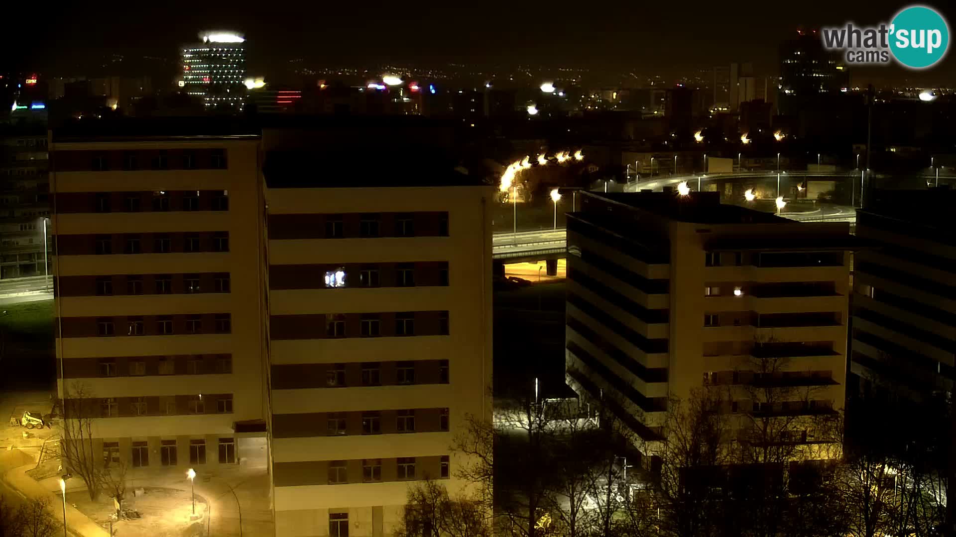 Live Interchange of Slavonska Avenue and Marin Držić Avenue in Zagreb webcam