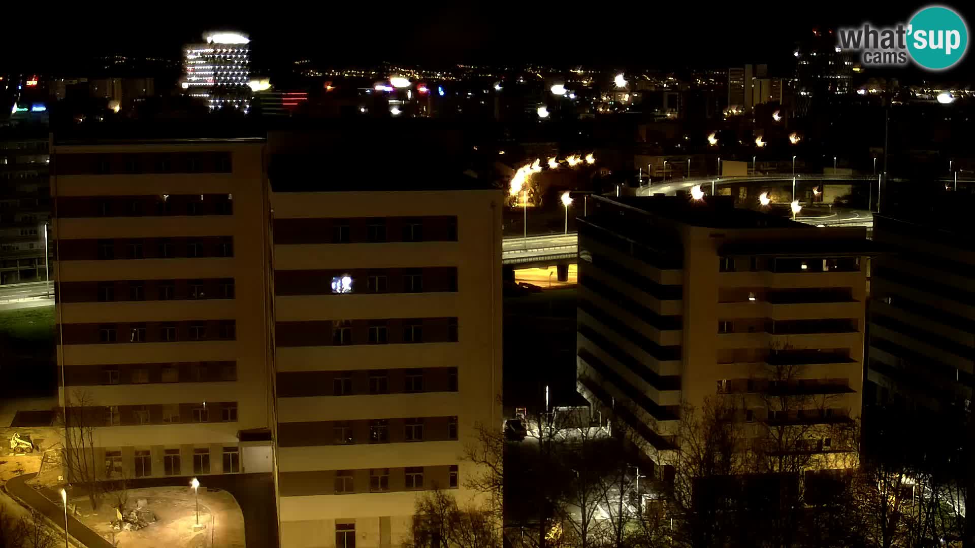 Live Interchange of Slavonska Avenue and Marin Držić Avenue in Zagreb webcam