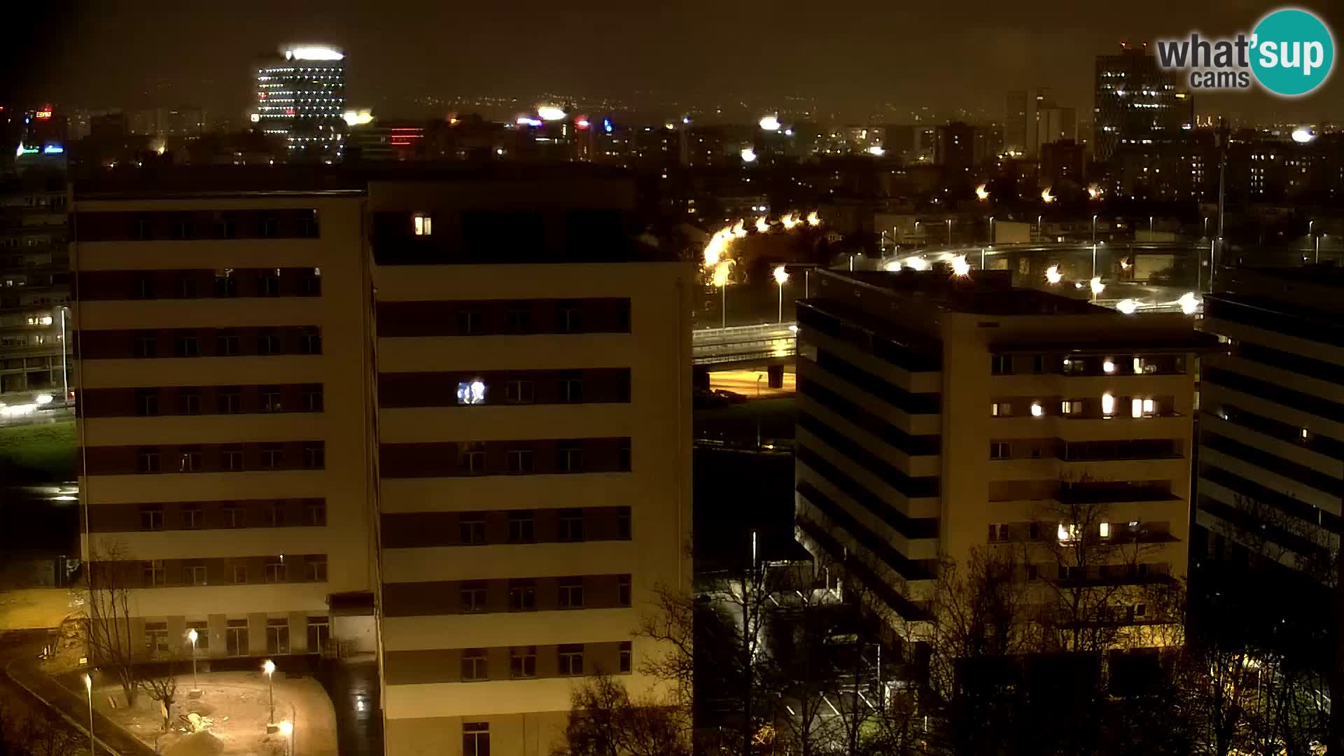 Live Interchange of Slavonska Avenue and Marin Držić Avenue in Zagreb webcam