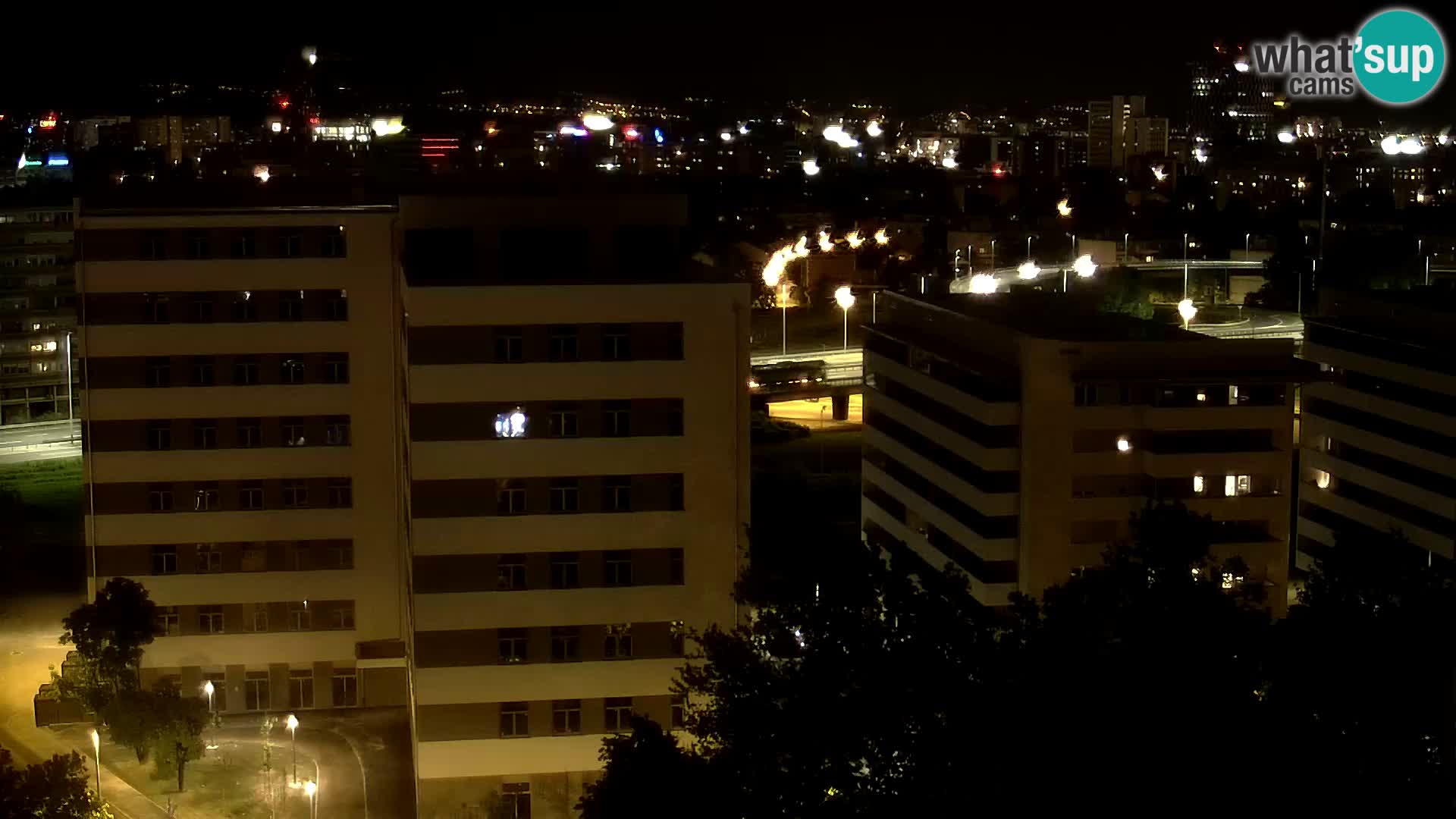 Live Interchange of Slavonska Avenue and Marin Držić Avenue in Zagreb webcam