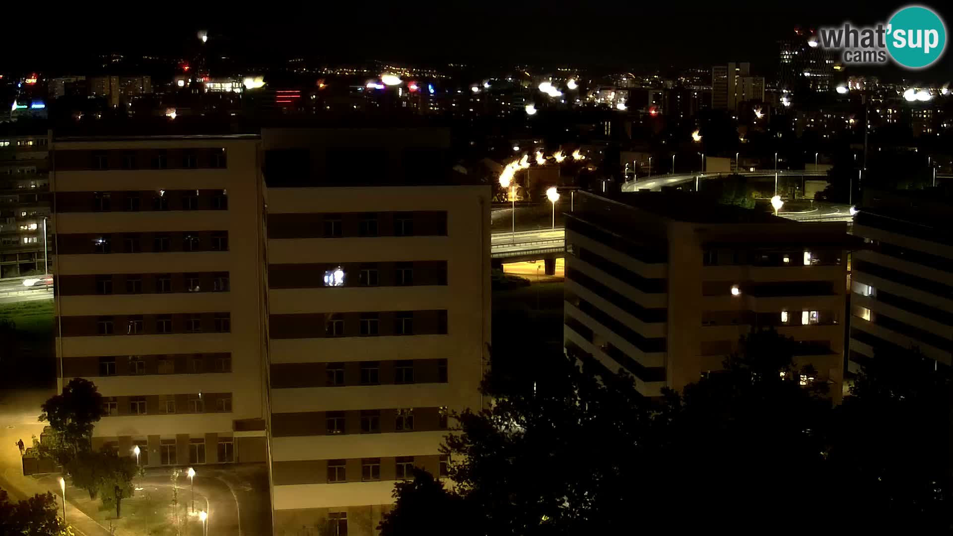 Web kamera Petlja Slavonska – Držićeva  – Zagreb Live