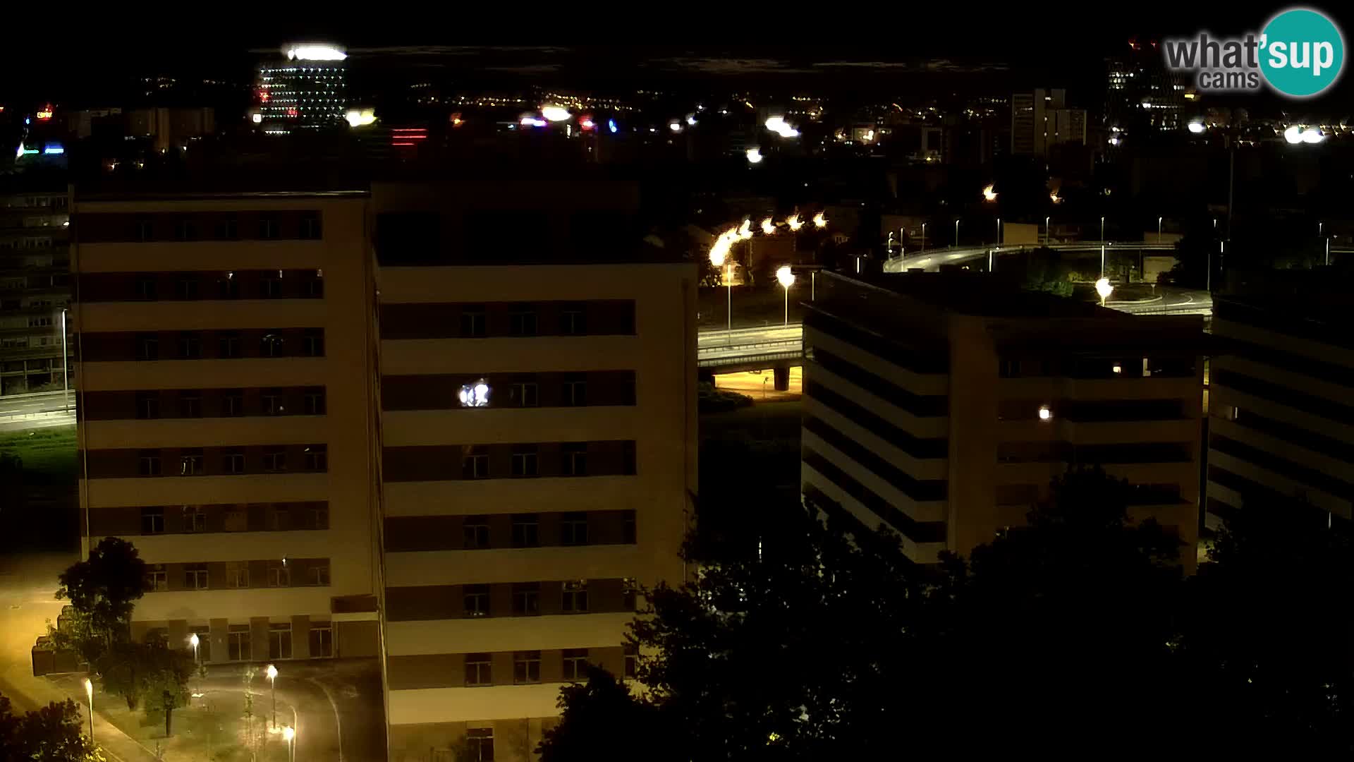 Live Interchange of Slavonska Avenue and Marin Držić Avenue in Zagreb webcam