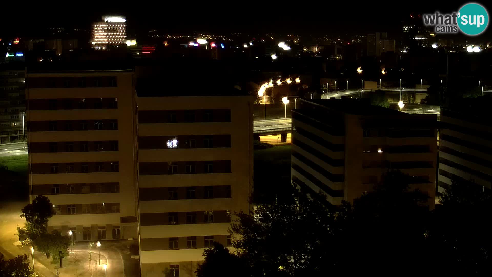 Live Interchange of Slavonska Avenue and Marin Držić Avenue in Zagreb webcam