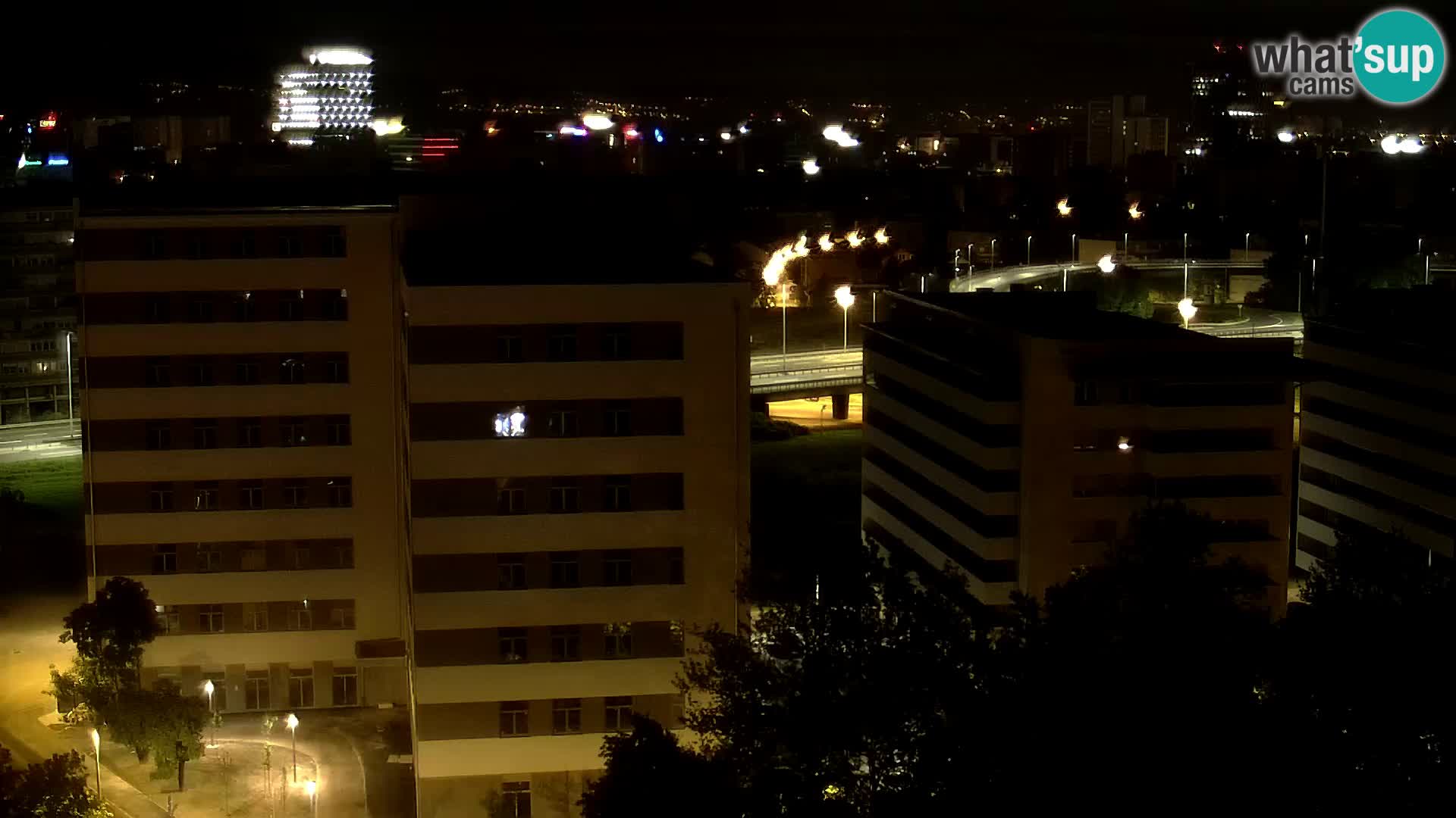 Live Interchange of Slavonska Avenue and Marin Držić Avenue in Zagreb webcam