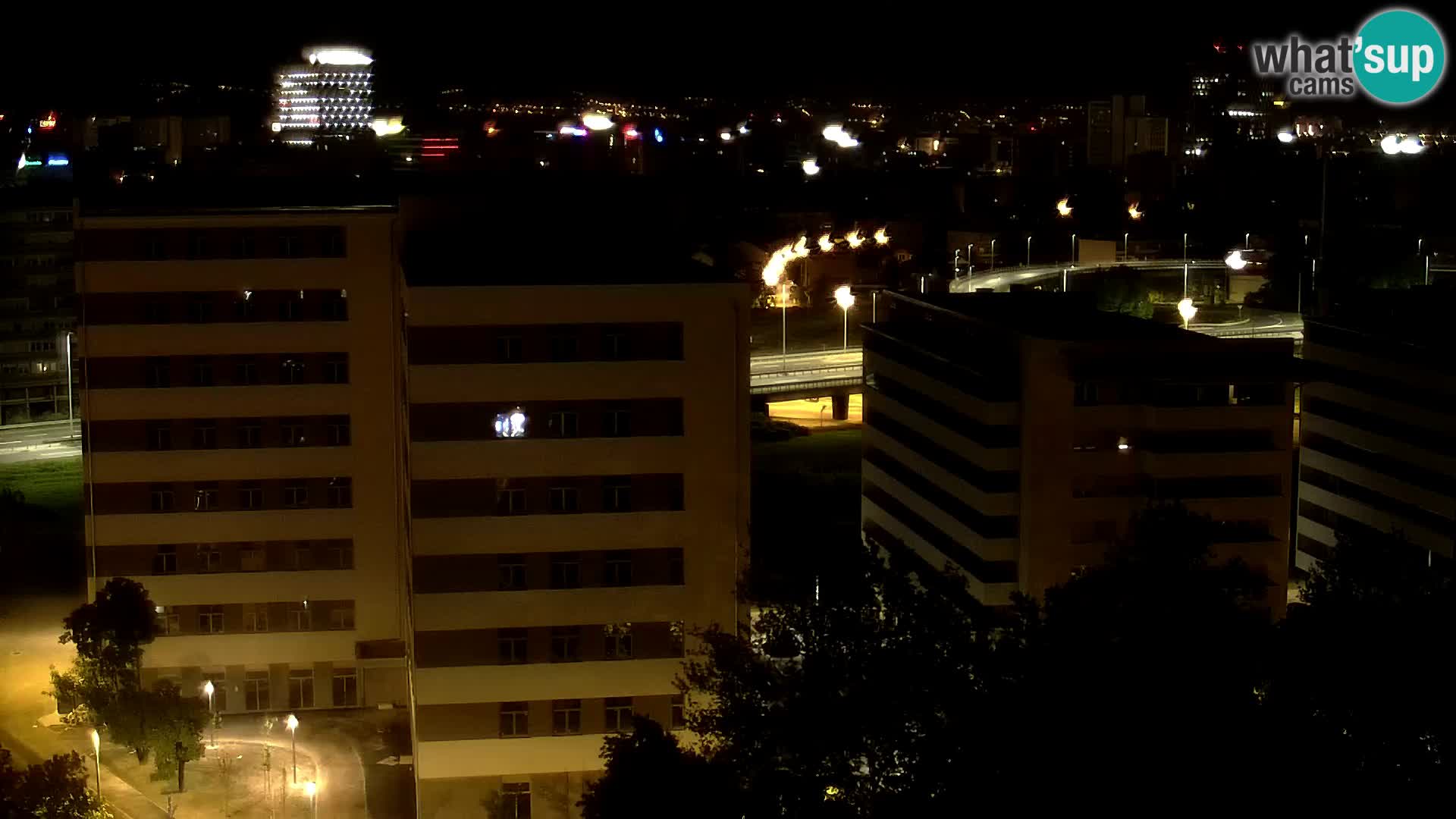 Rotatoria e incrocio viale Slavonska e Marin Držić  – webcam di Zagabria
