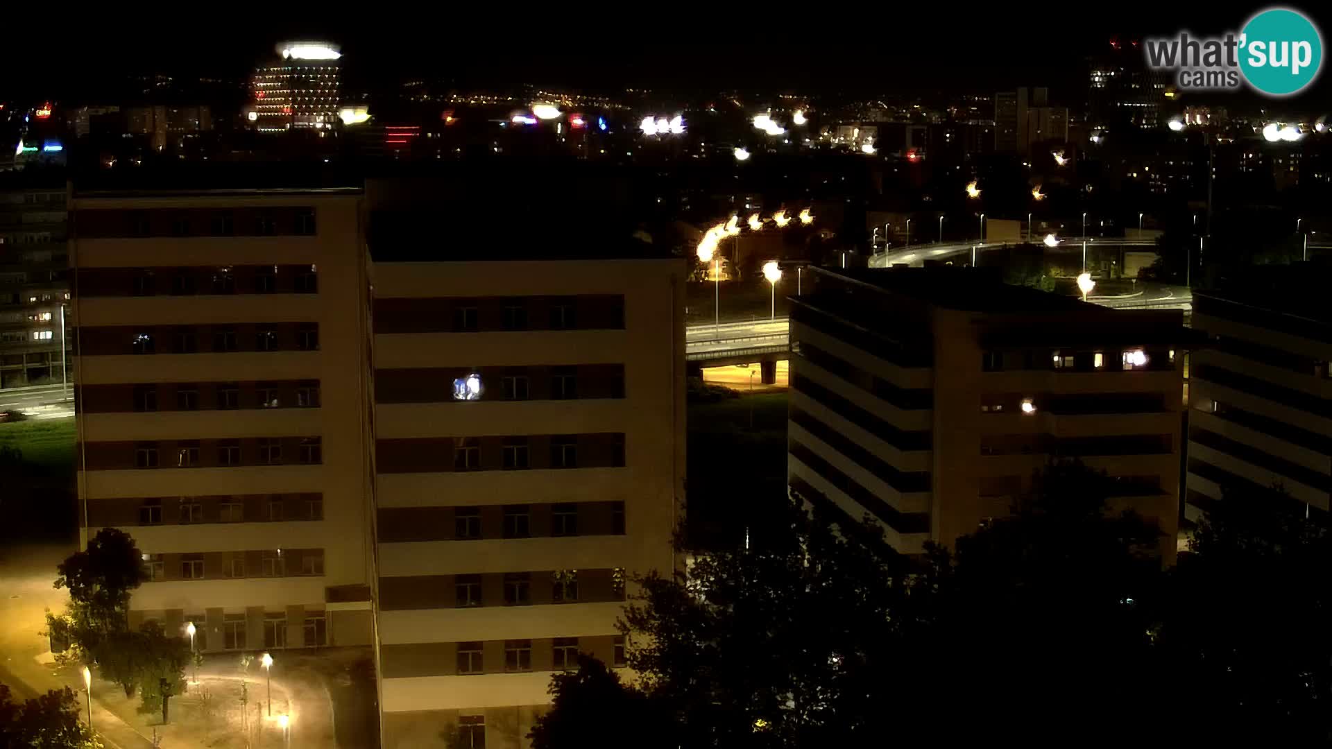 Web kamera Petlja Slavonska – Držićeva  – Zagreb Live