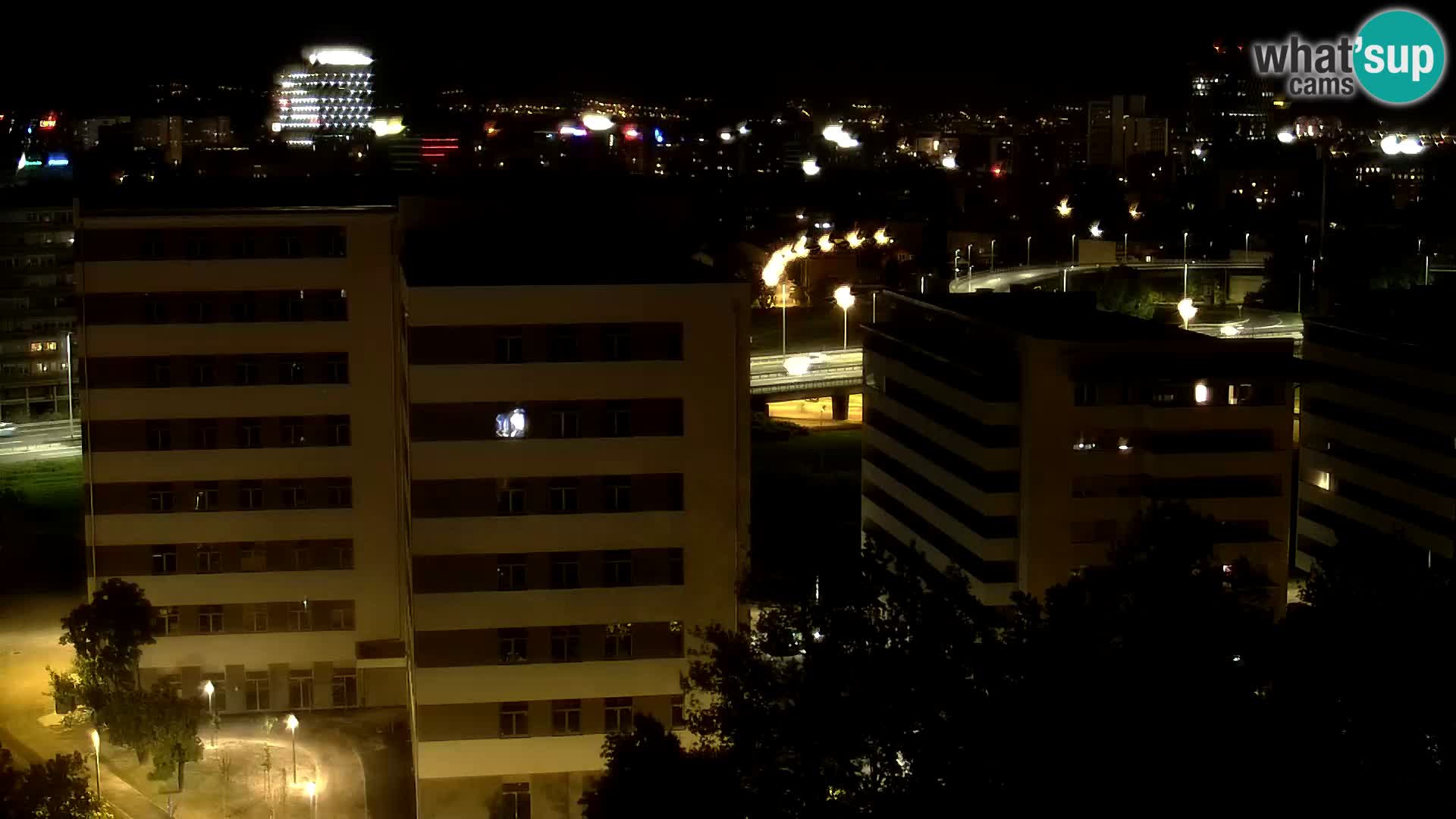 Web kamera Petlja Slavonska – Držićeva  – Zagreb Live