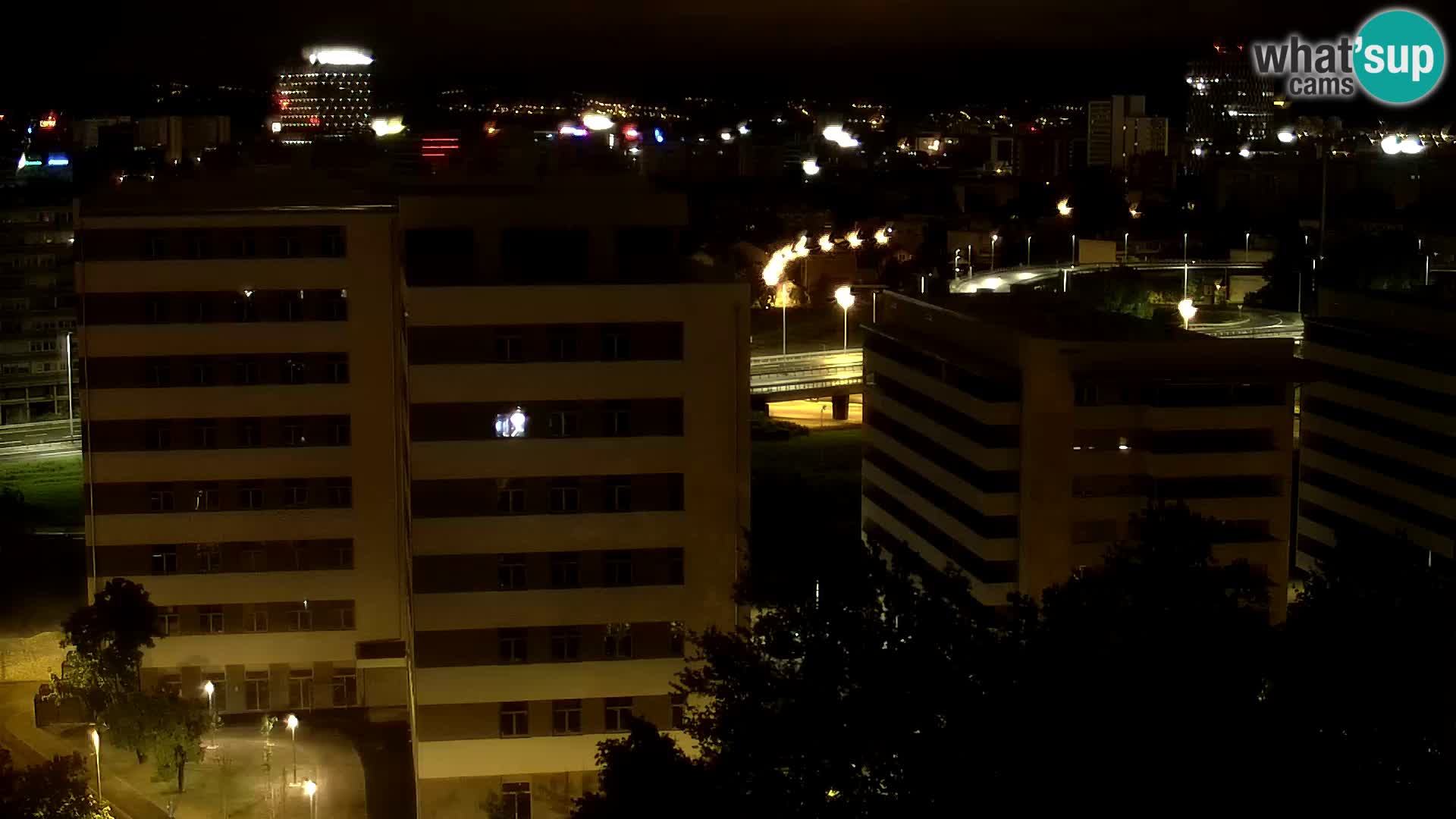 Web kamera Petlja Slavonska – Držićeva  – Zagreb Live