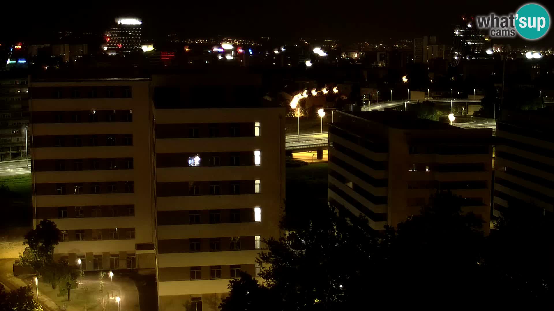 Rotatoria e incrocio viale Slavonska e Marin Držić  – webcam di Zagabria