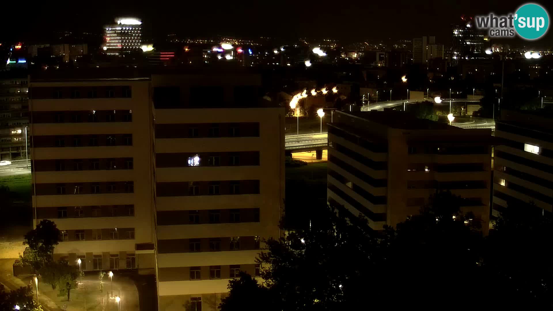 Rotatoria e incrocio viale Slavonska e Marin Držić  – webcam di Zagabria