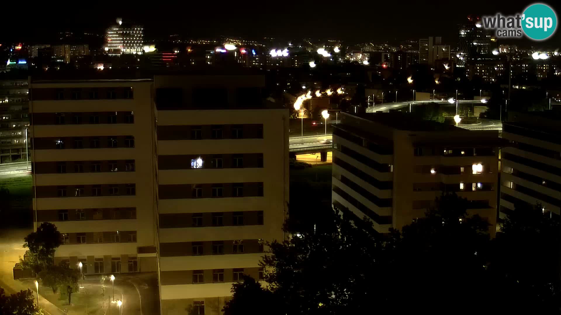 Rotatoria e incrocio viale Slavonska e Marin Držić  – webcam di Zagabria