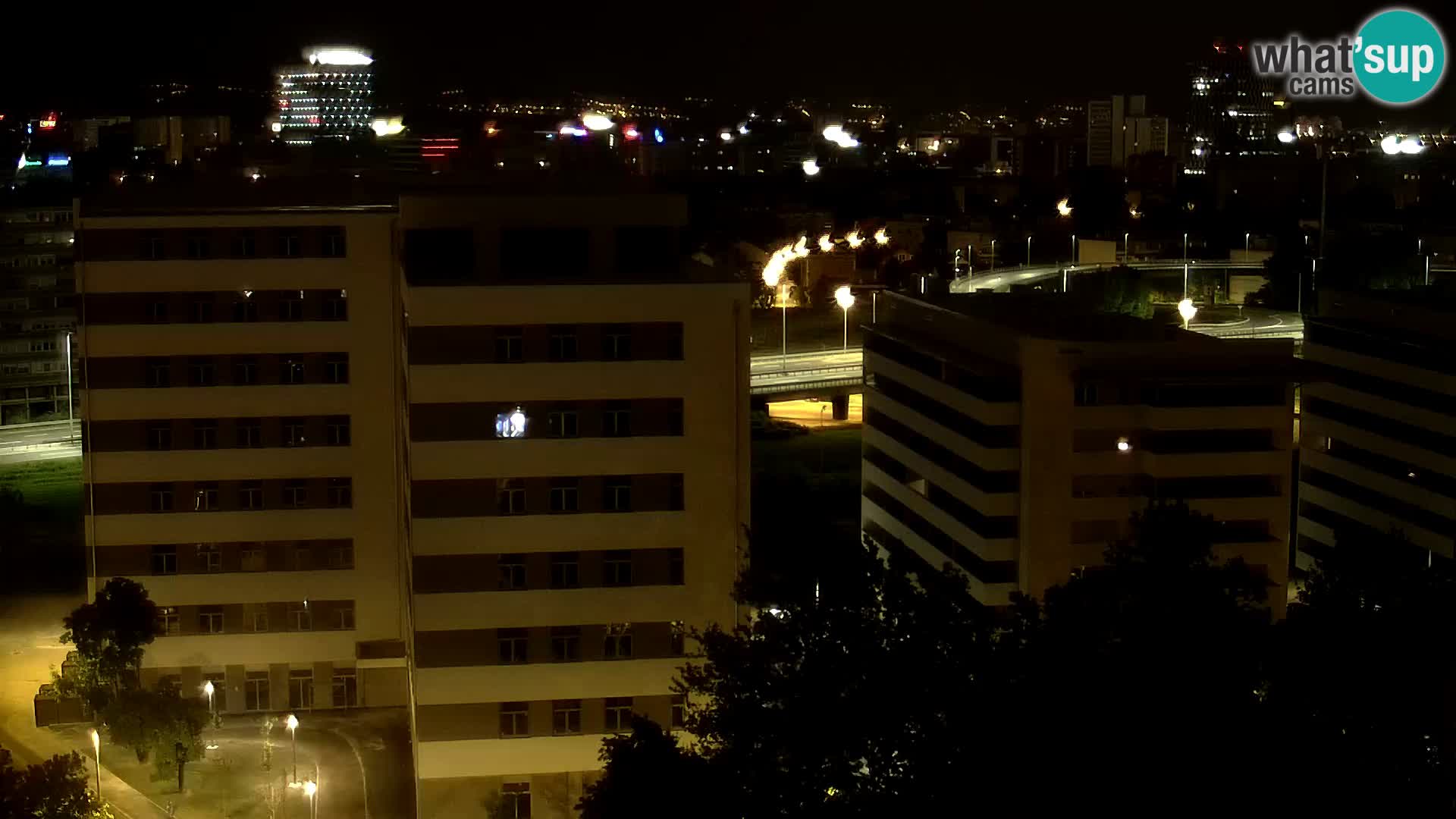 Live Interchange of Slavonska Avenue and Marin Držić Avenue in Zagreb webcam