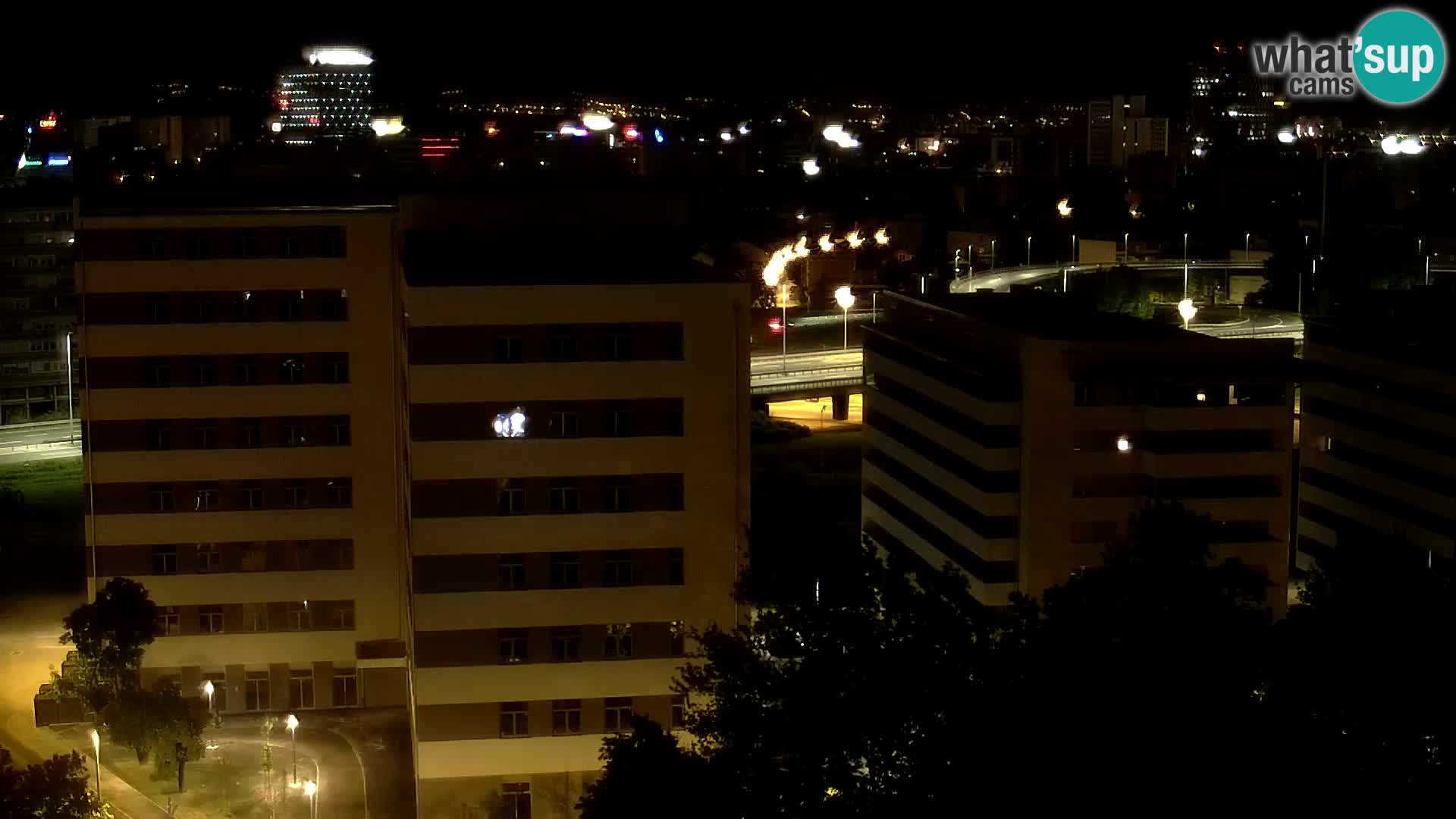 Live Interchange of Slavonska Avenue and Marin Držić Avenue in Zagreb webcam