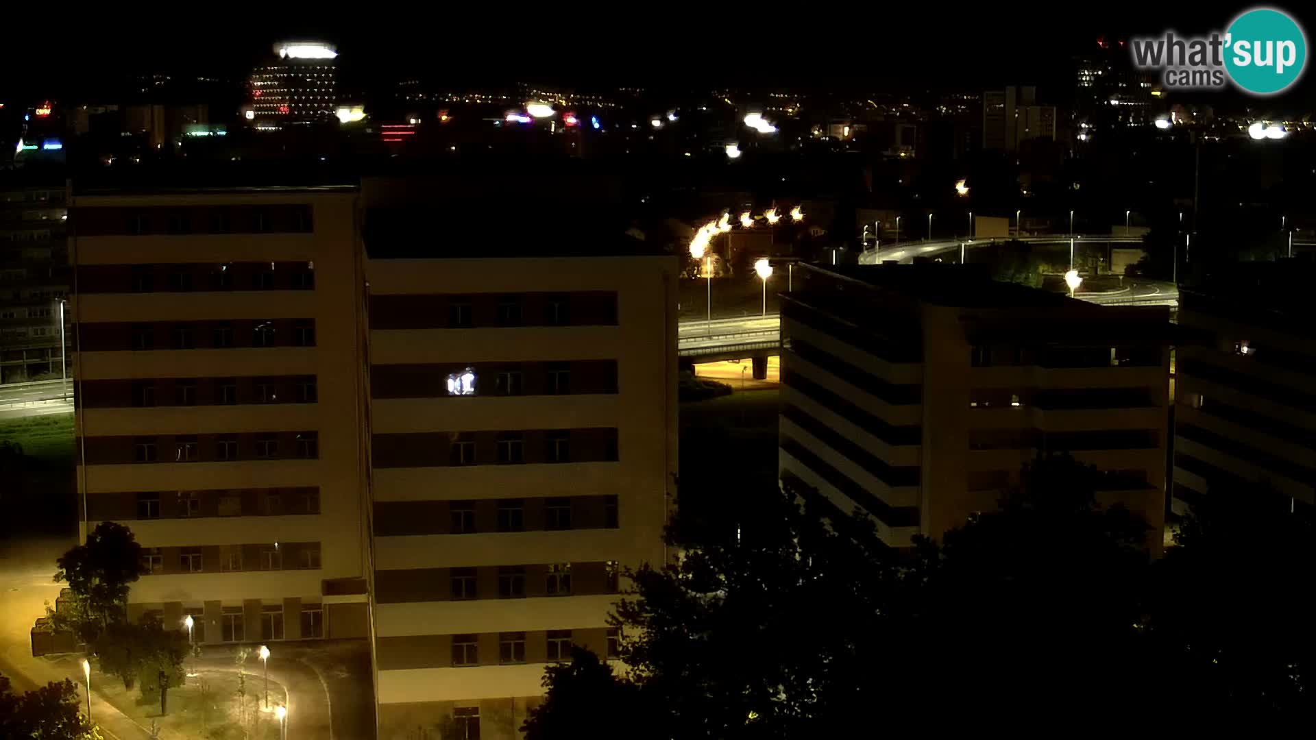 Rotatoria e incrocio viale Slavonska e Marin Držić  – webcam di Zagabria