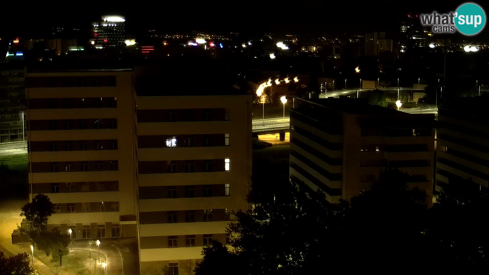 Rotatoria e incrocio viale Slavonska e Marin Držić  – webcam di Zagabria