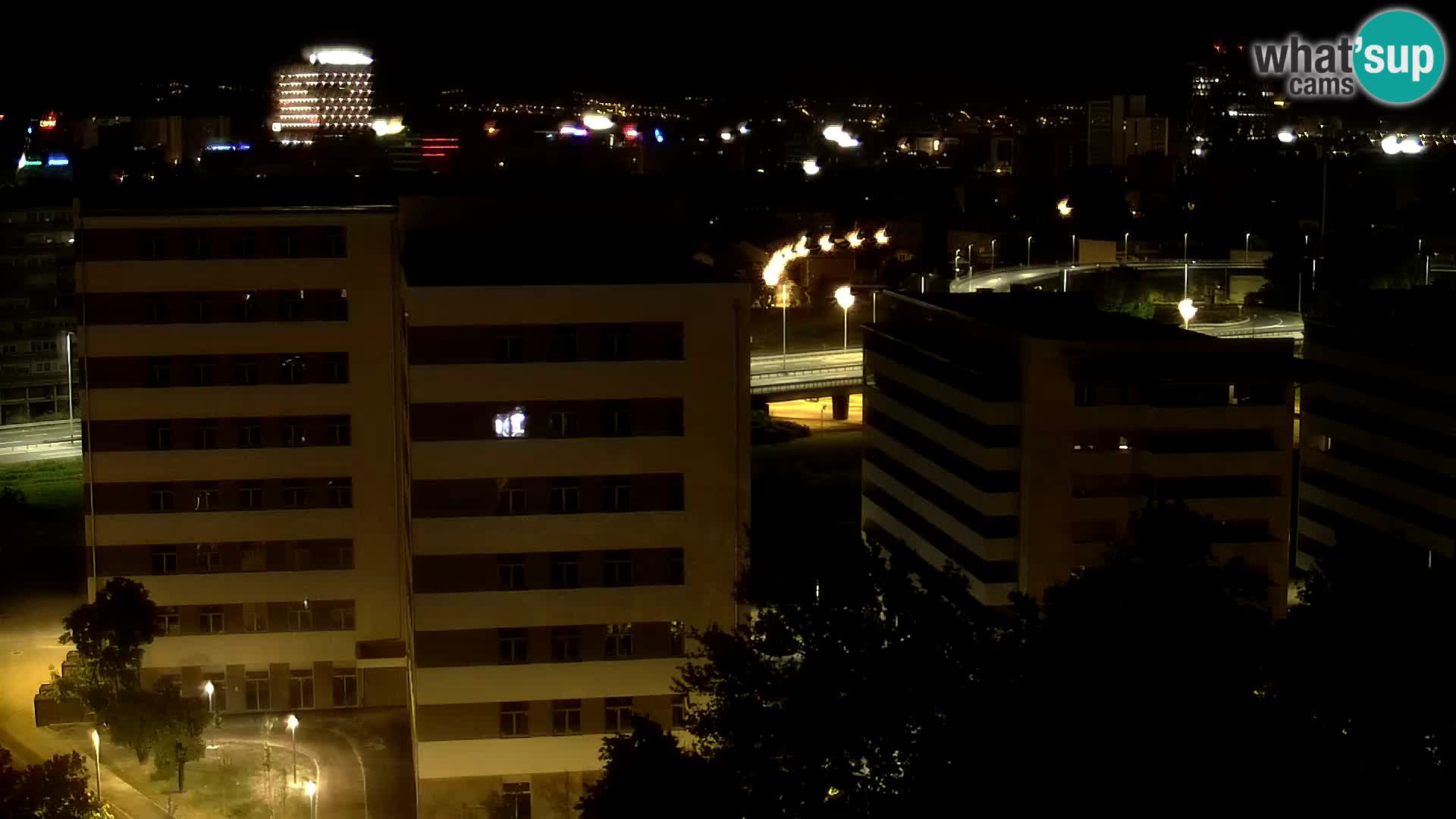 Rotatoria e incrocio viale Slavonska e Marin Držić  – webcam di Zagabria