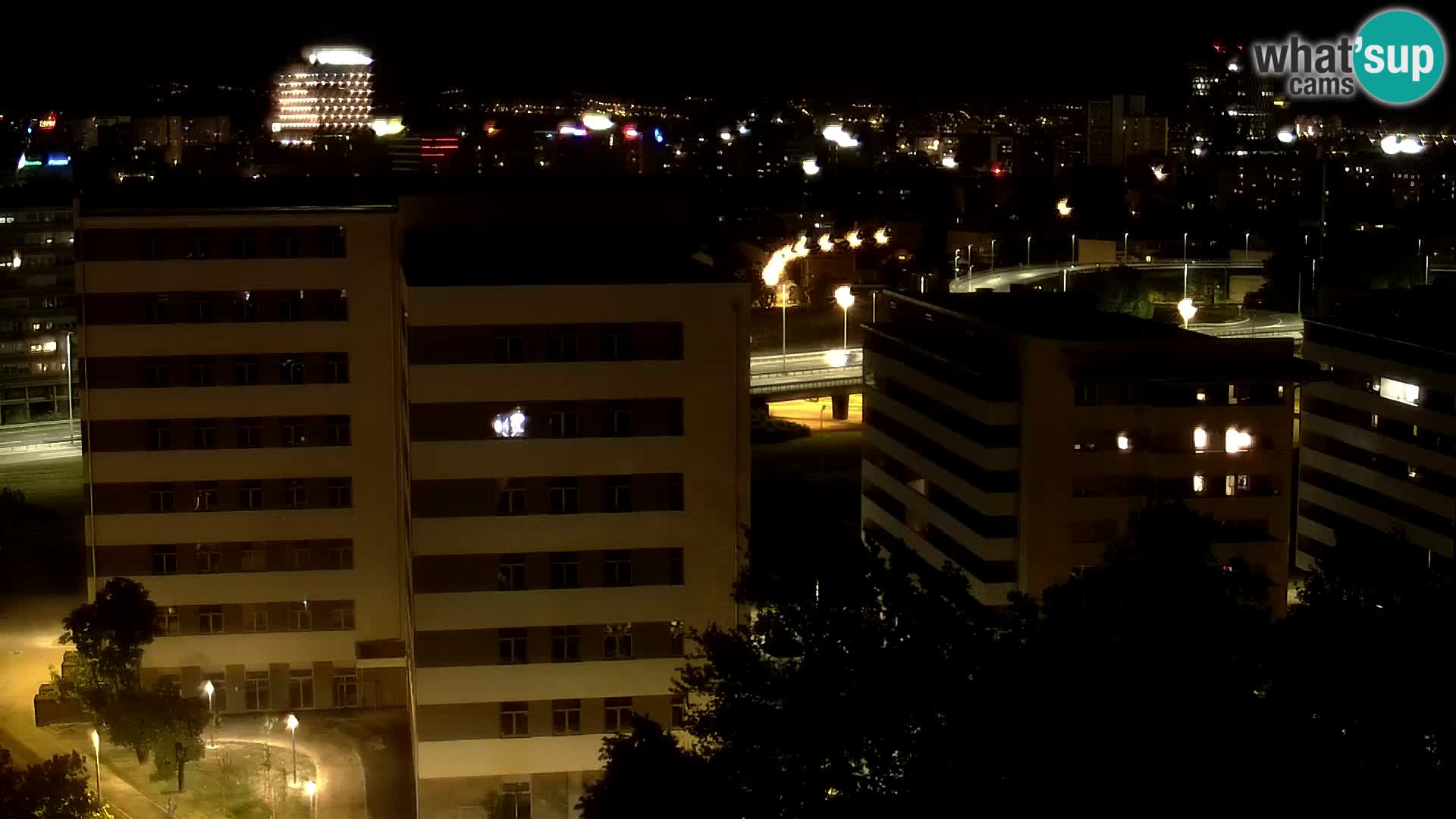 Web kamera Petlja Slavonska – Držićeva  – Zagreb Live