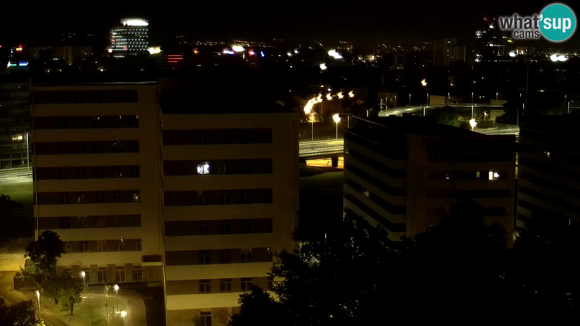 Live Interchange of Slavonska Avenue and Marin Držić Avenue in Zagreb webcam