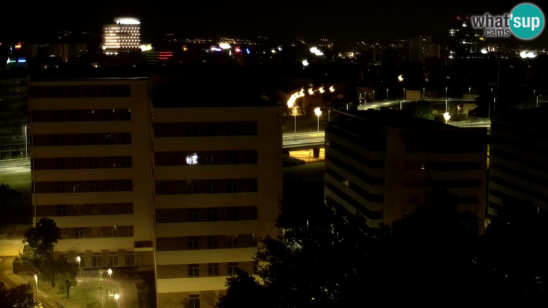 Live Interchange of Slavonska Avenue and Marin Držić Avenue in Zagreb webcam