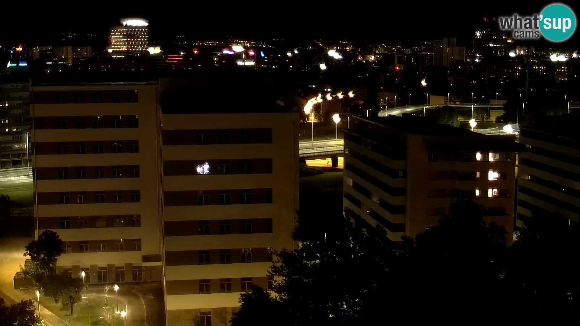 Rotatoria e incrocio viale Slavonska e Marin Držić  – webcam di Zagabria