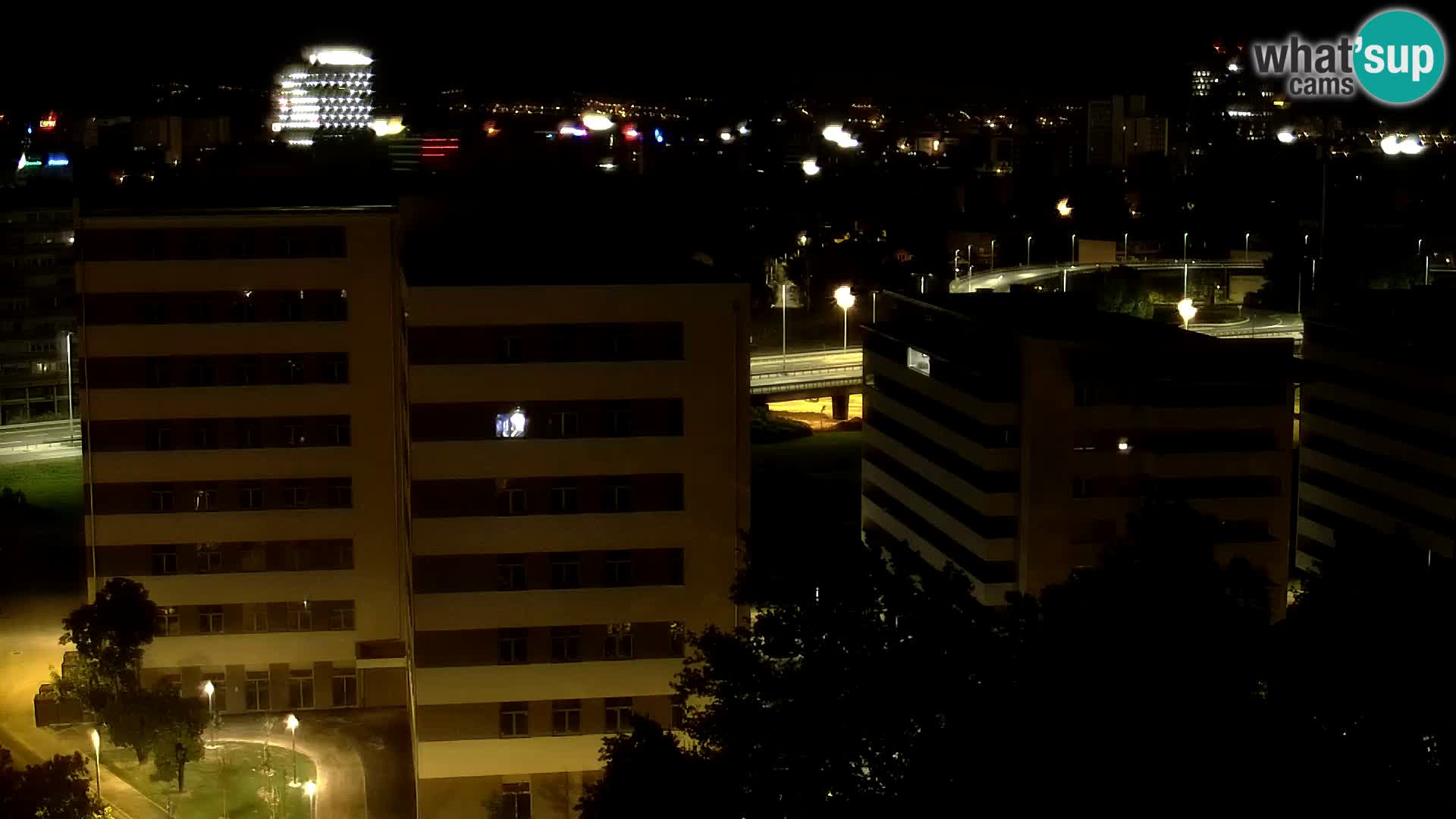 Live Interchange of Slavonska Avenue and Marin Držić Avenue in Zagreb webcam
