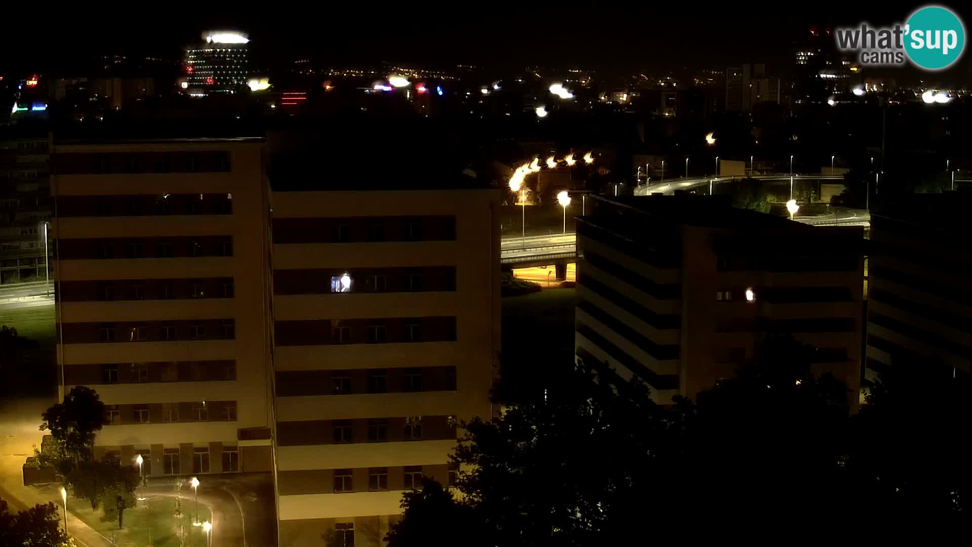 Rotatoria e incrocio viale Slavonska e Marin Držić  – webcam di Zagabria
