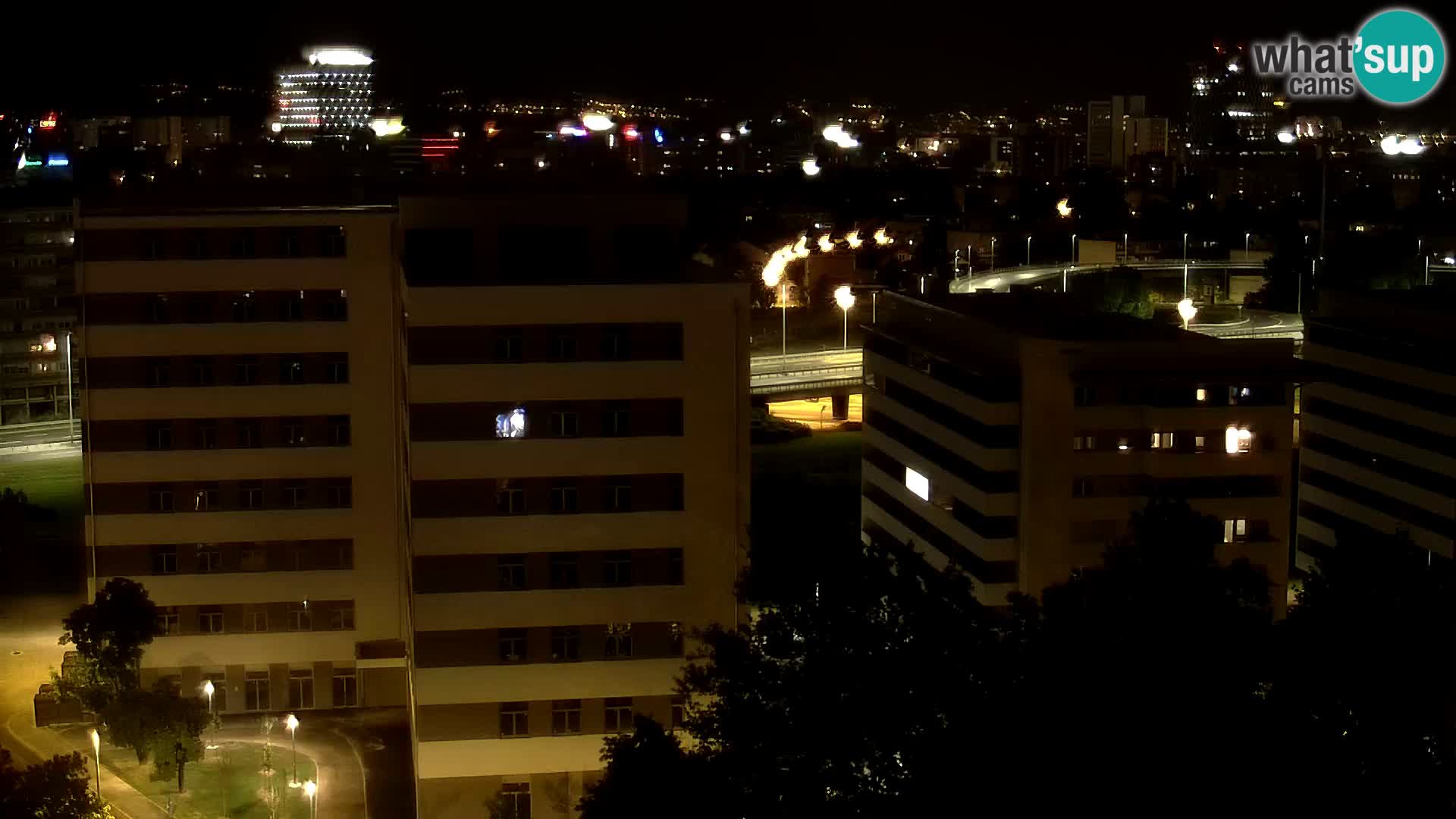 Rotatoria e incrocio viale Slavonska e Marin Držić  – webcam di Zagabria