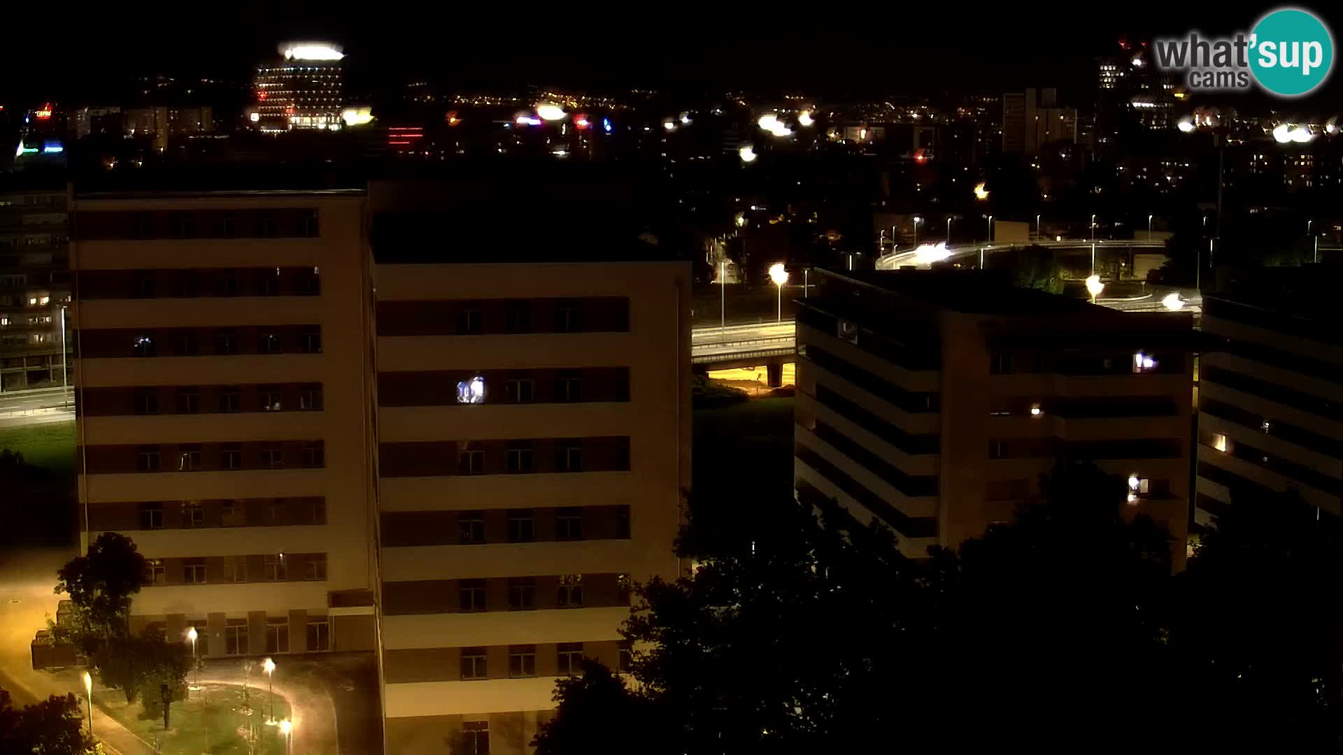 Live Interchange of Slavonska Avenue and Marin Držić Avenue in Zagreb webcam