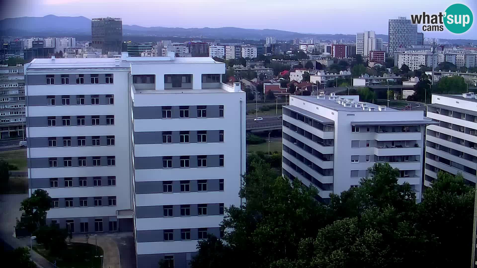 Live Interchange of Slavonska Avenue and Marin Držić Avenue in Zagreb webcam
