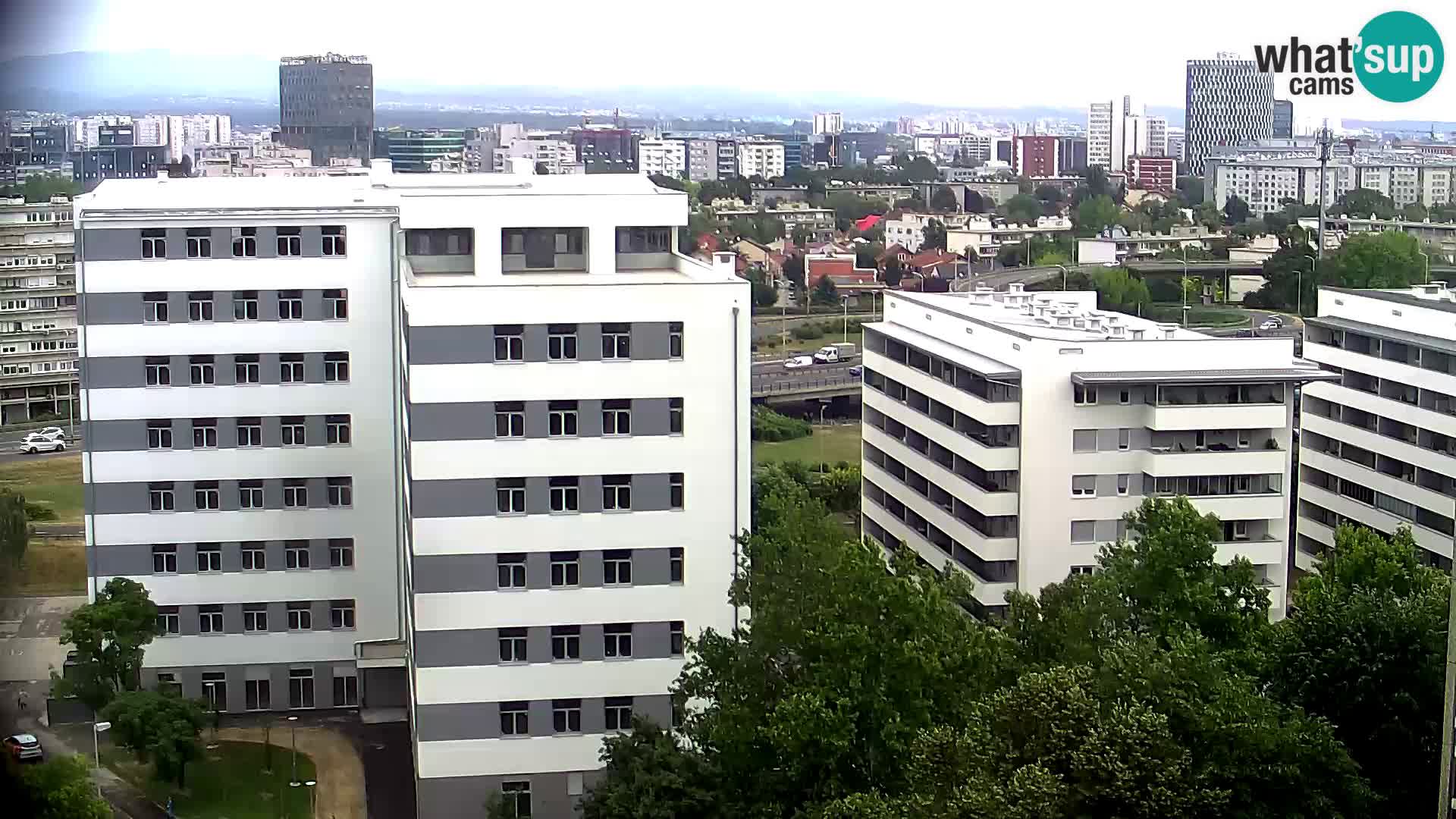 Web kamera Petlja Slavonska – Držićeva  – Zagreb Live