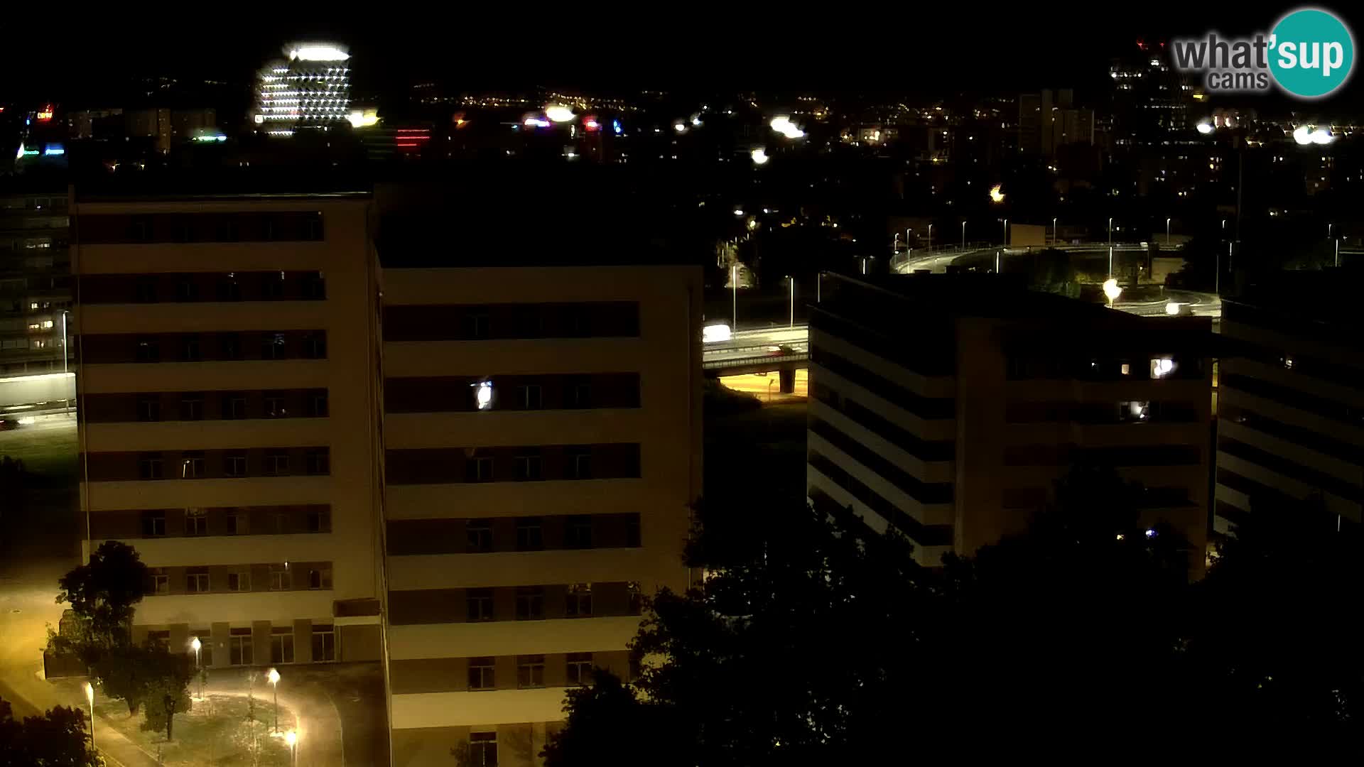 Live Interchange of Slavonska Avenue and Marin Držić Avenue in Zagreb webcam