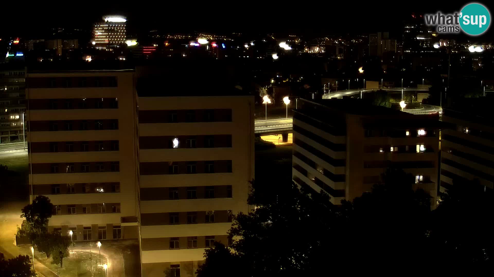 Live Interchange of Slavonska Avenue and Marin Držić Avenue in Zagreb webcam