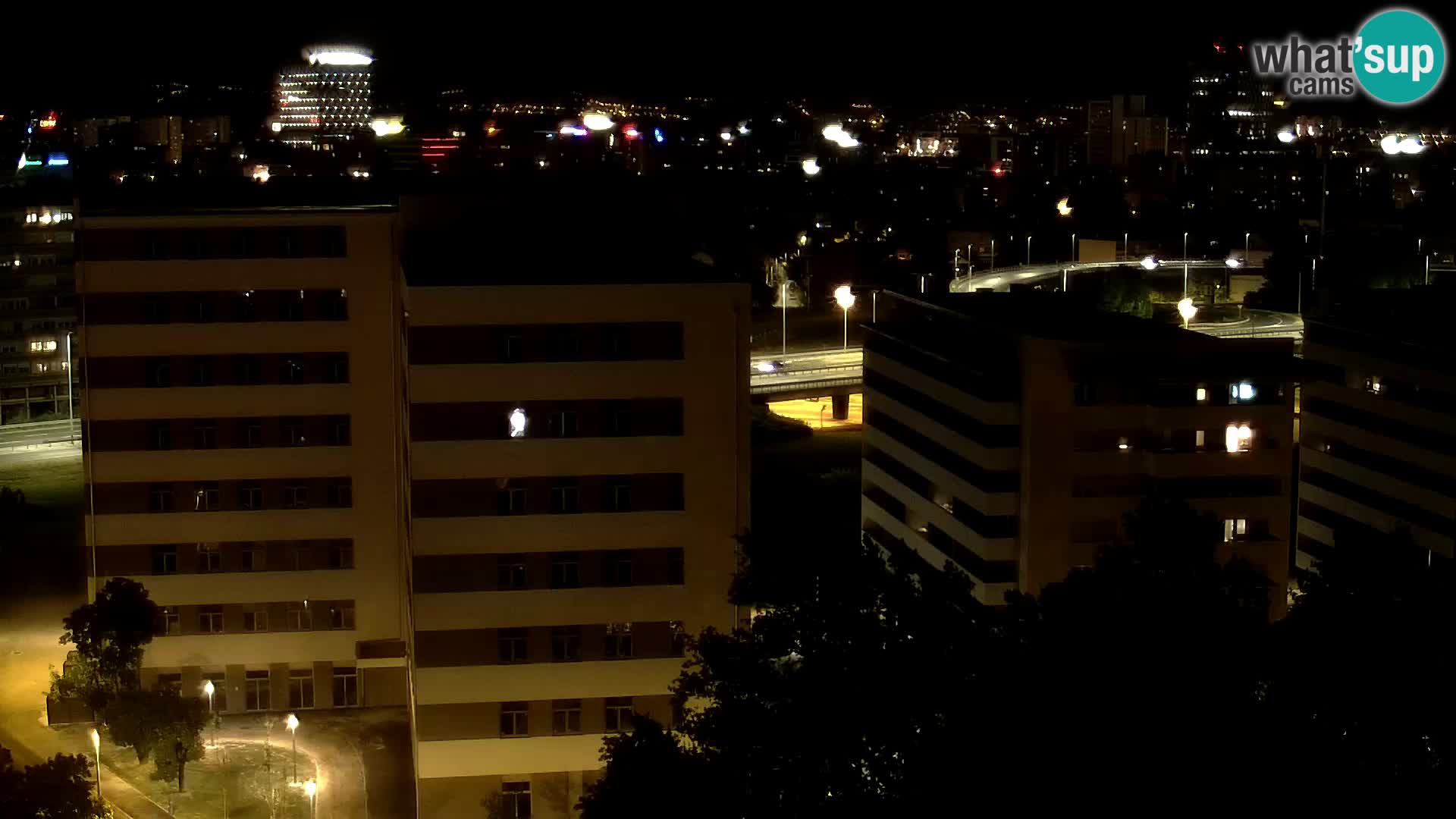 Rotatoria e incrocio viale Slavonska e Marin Držić  – webcam di Zagabria