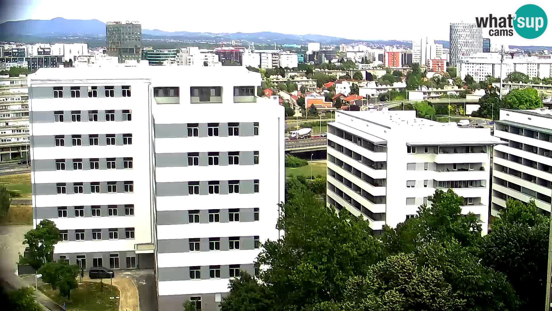 Web kamera Petlja Slavonska – Držićeva  – Zagreb Live